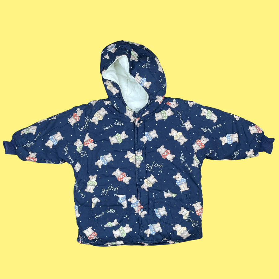 Manteau vintage nounours Catimini 3-4 ans
