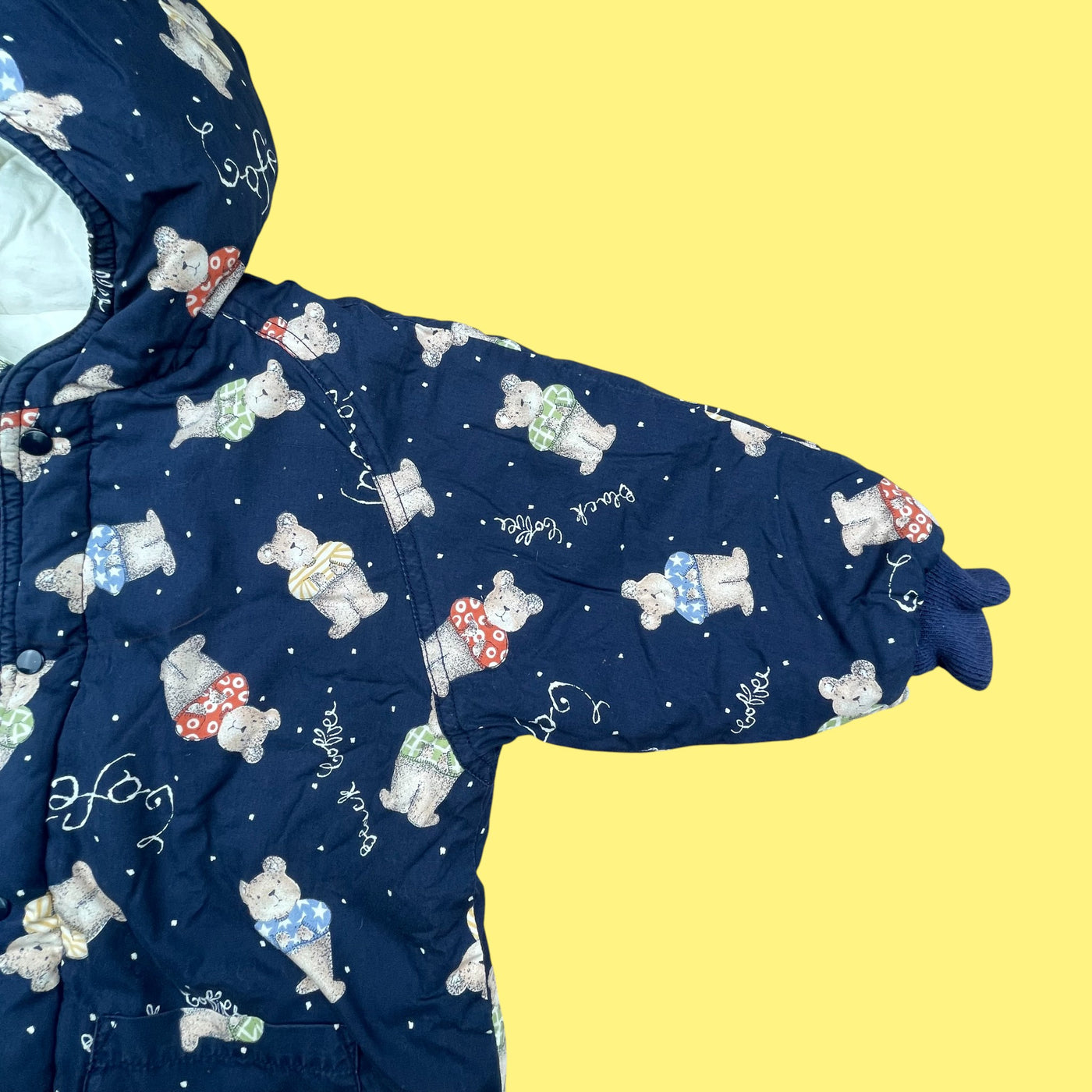 Manteau vintage nounours Catimini 3-4 ans