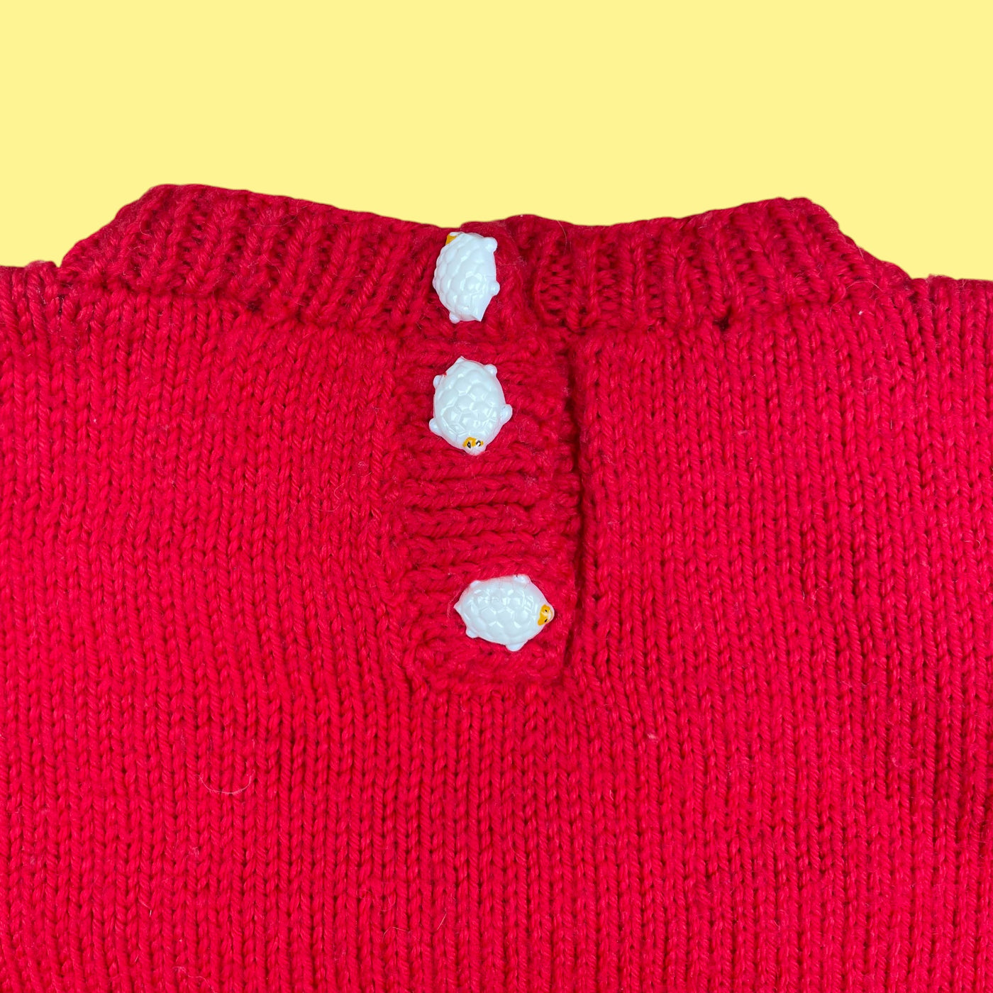 Pull fait main nounours 18 mois