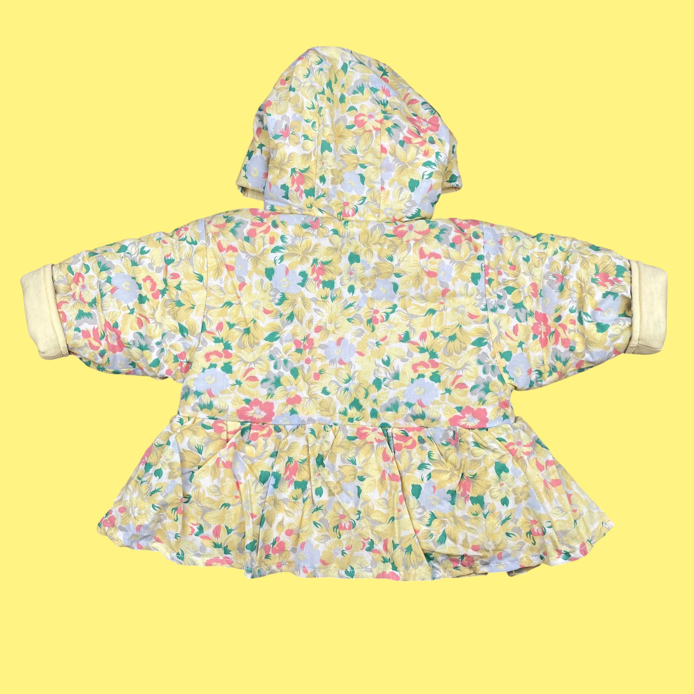 Manteau fleurie vintage 12 mois