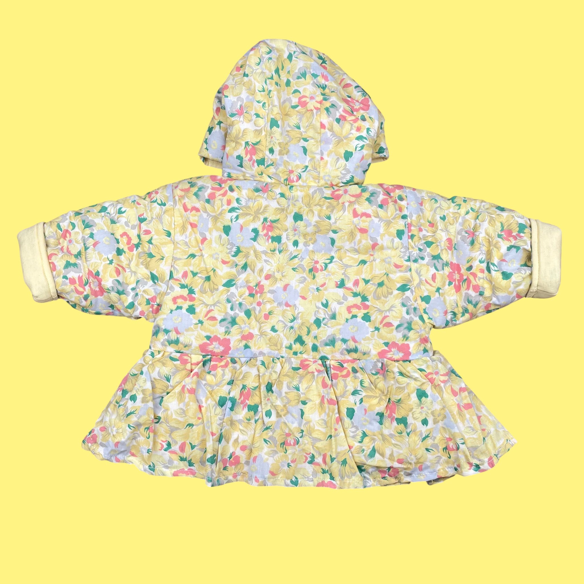 Manteau fleurie vintage 12 mois