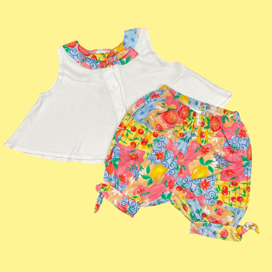 Ensemble fleurs 18 mois