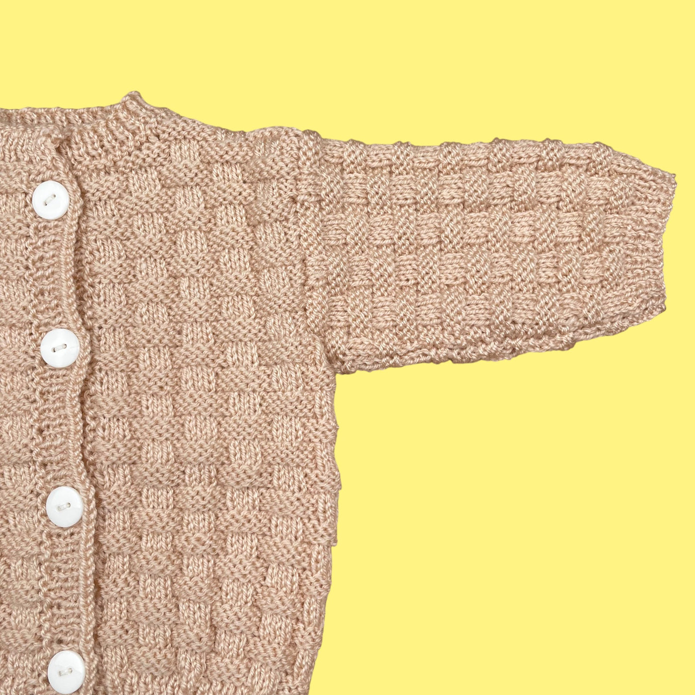 Gilet fait main vintage 6 mois