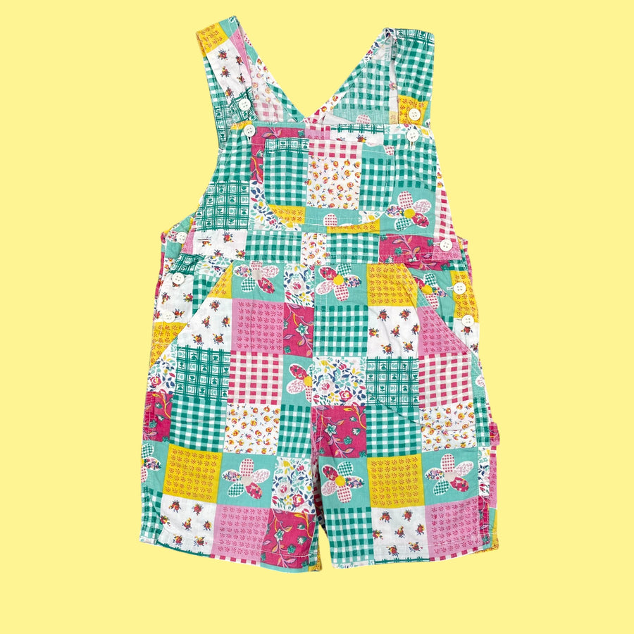 Salopette patchwork 18 mois