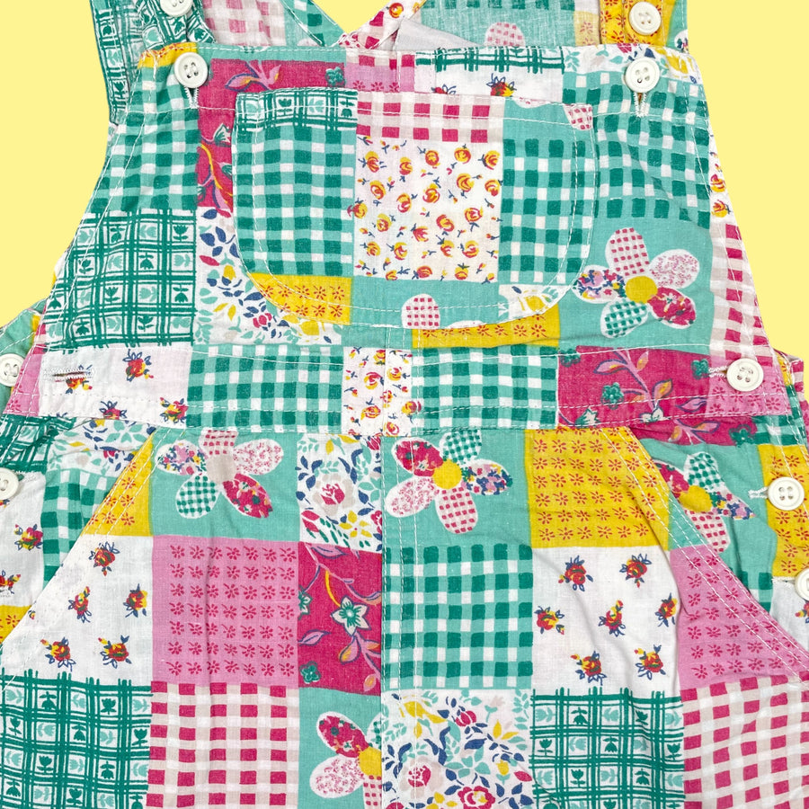 Salopette patchwork 18 mois