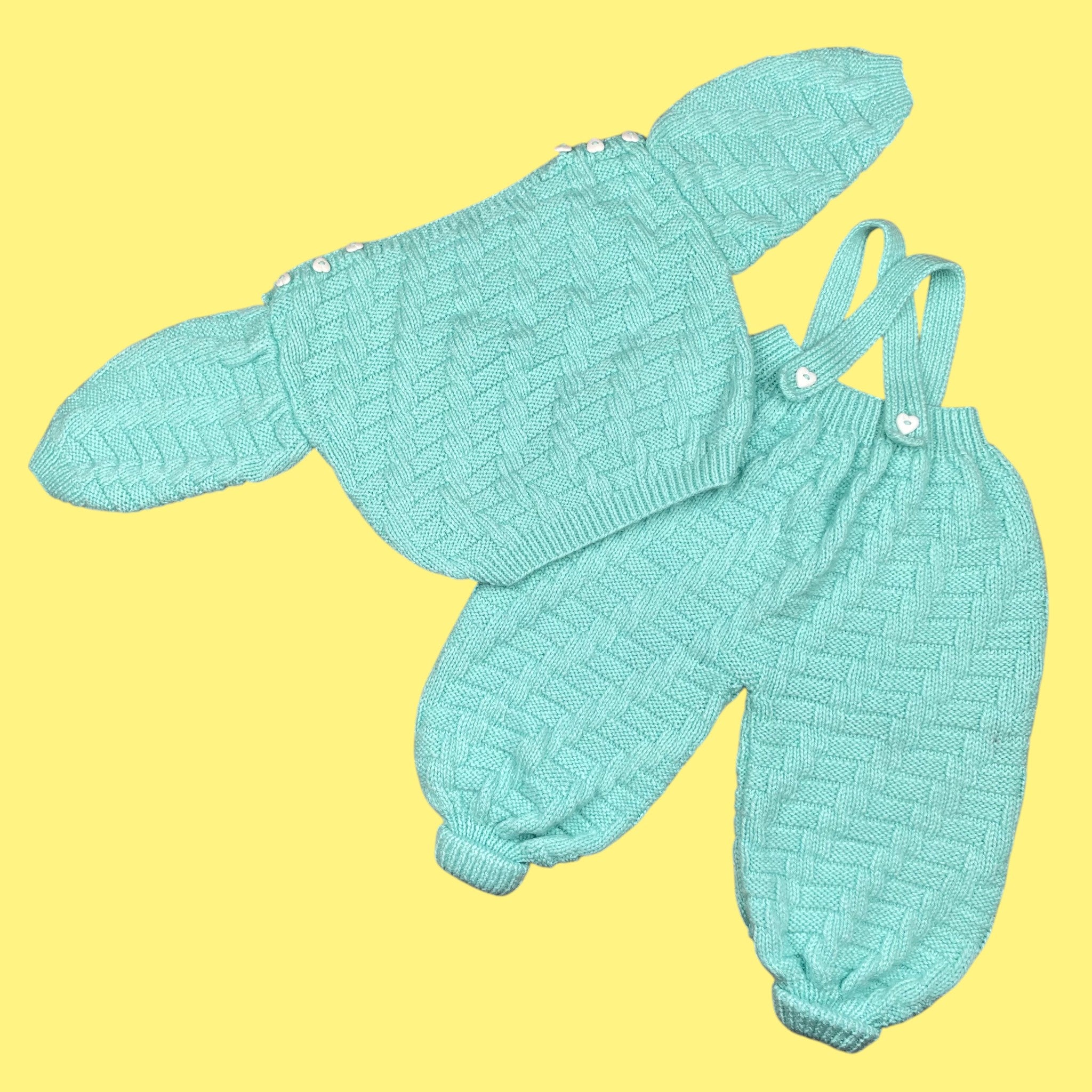 Ensemble maille vintage 12 mois