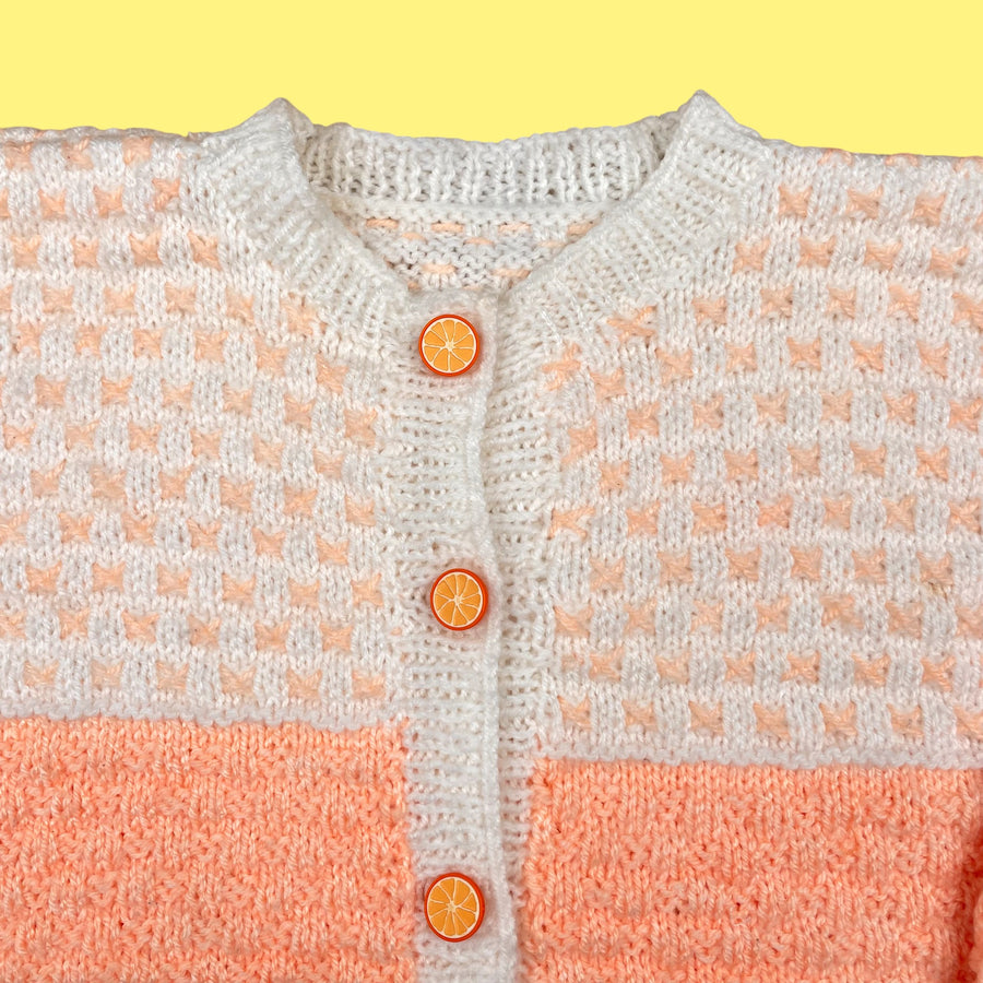 Gilet fait main 🍊 3 ans