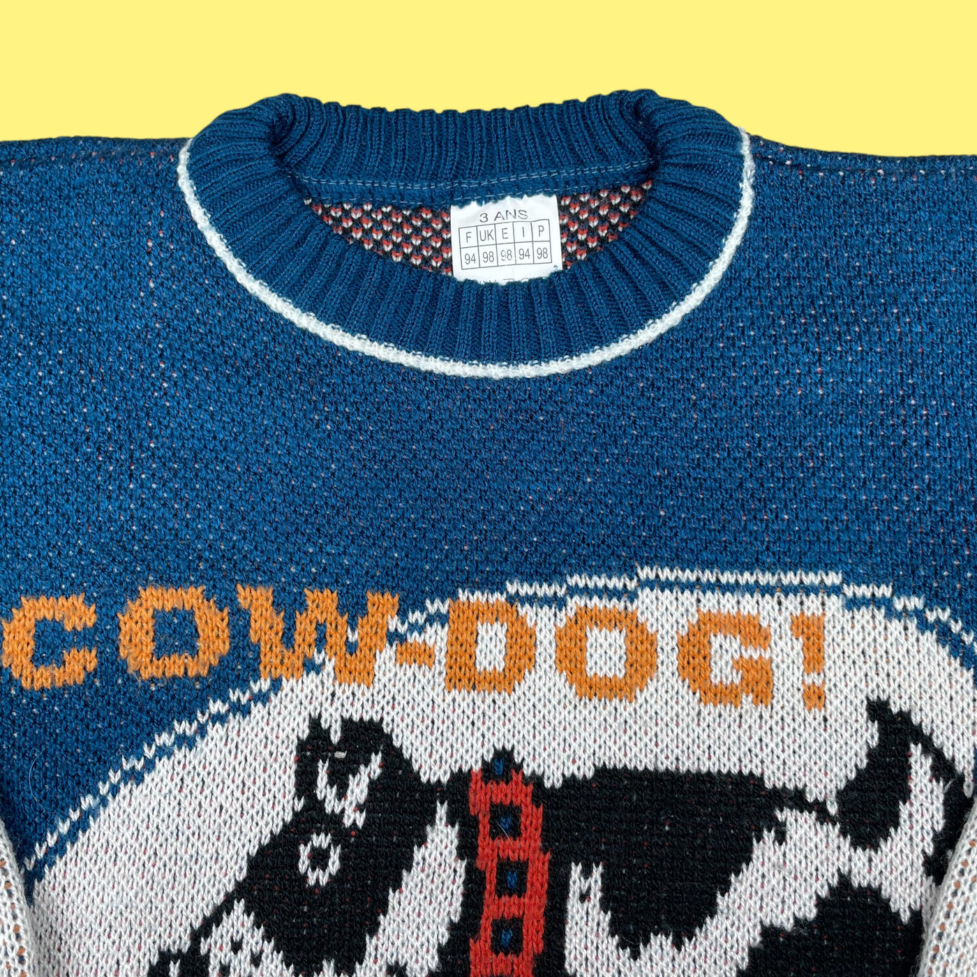 Pull chienchien vintage 4-5 ans