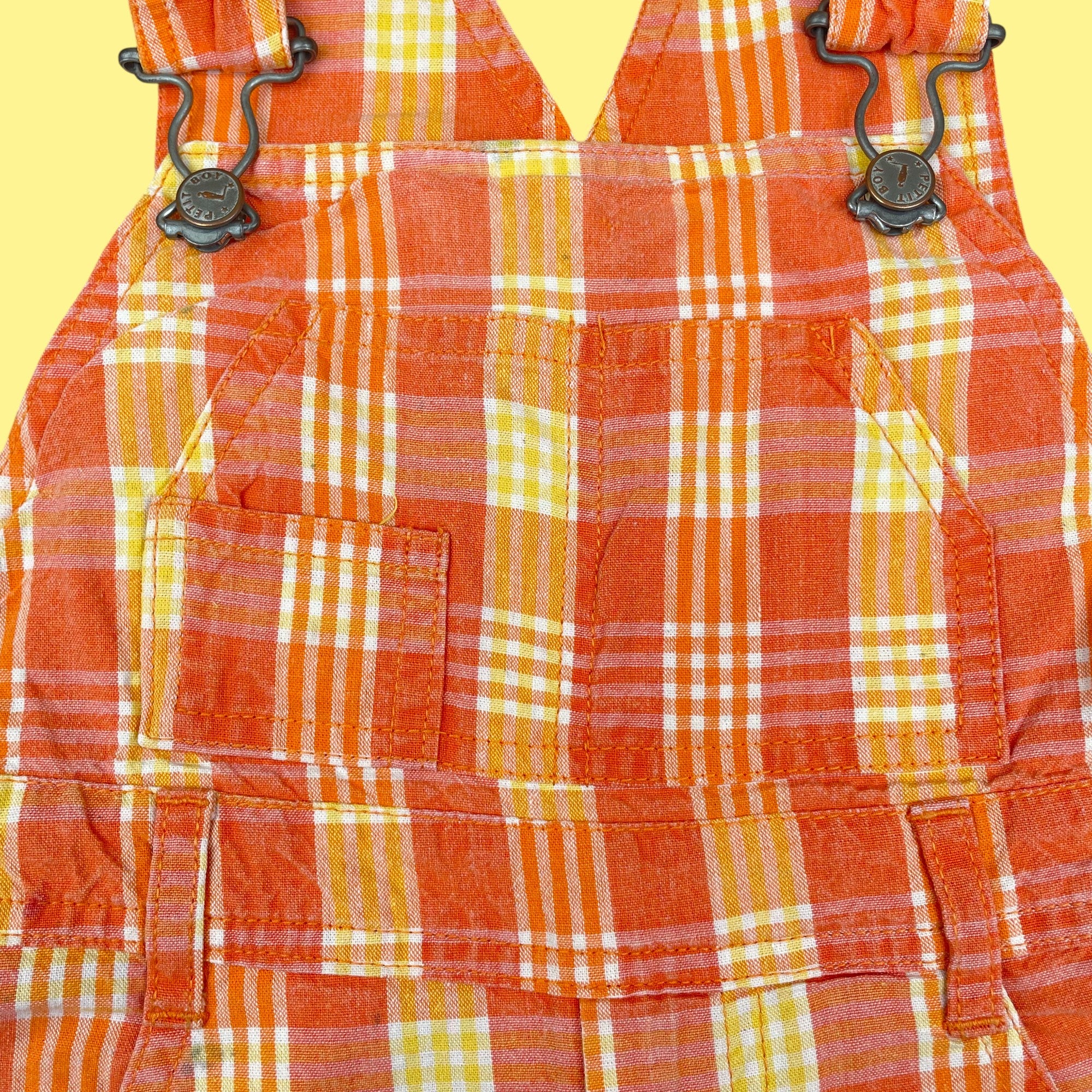 Salopette carreaux 3 ans