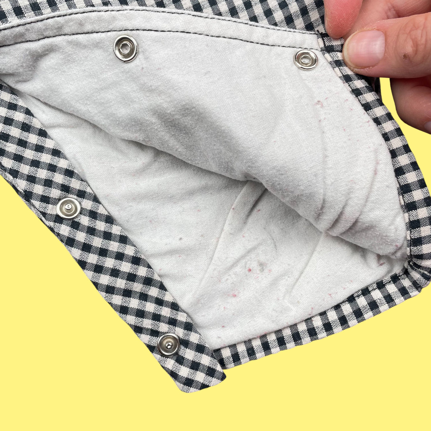 Salopette vichy Catimini vintage 3-6 mois