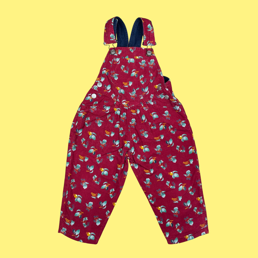 Salopette velours vintage 2 ans