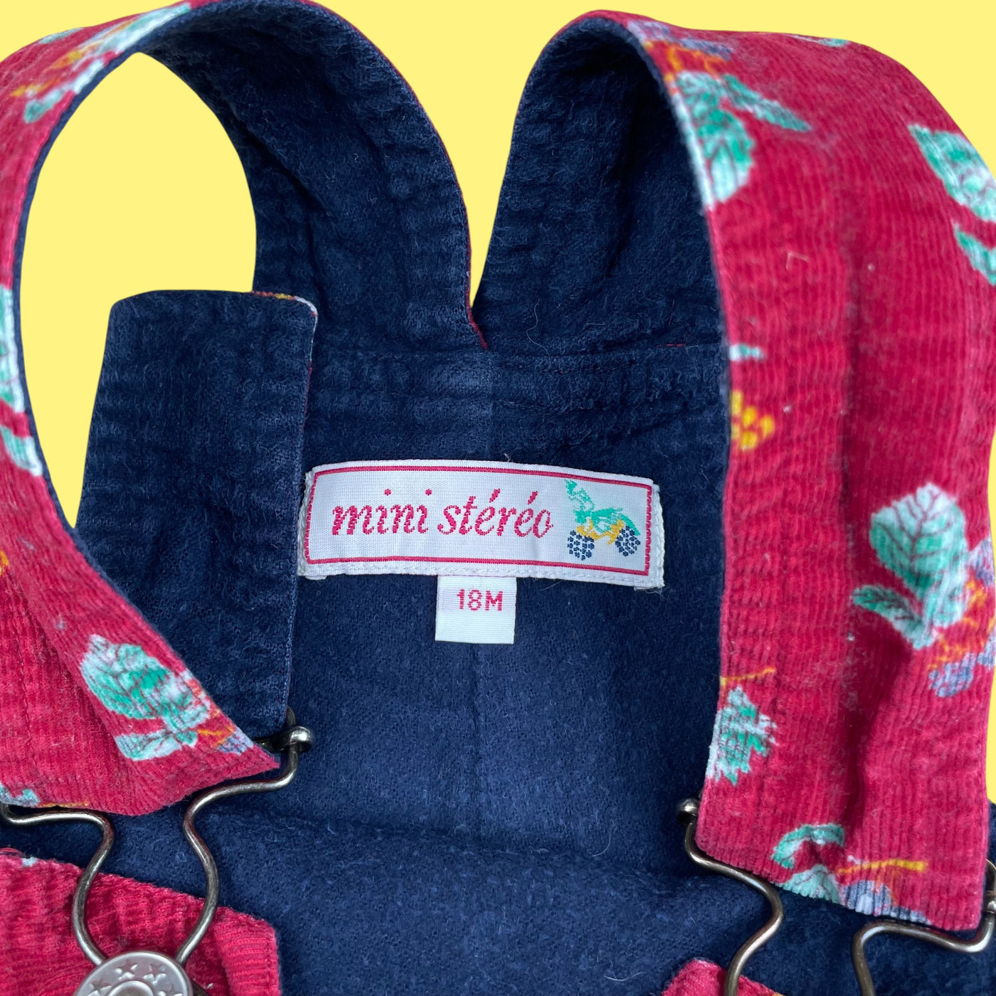 Salopette velours vintage 2 ans