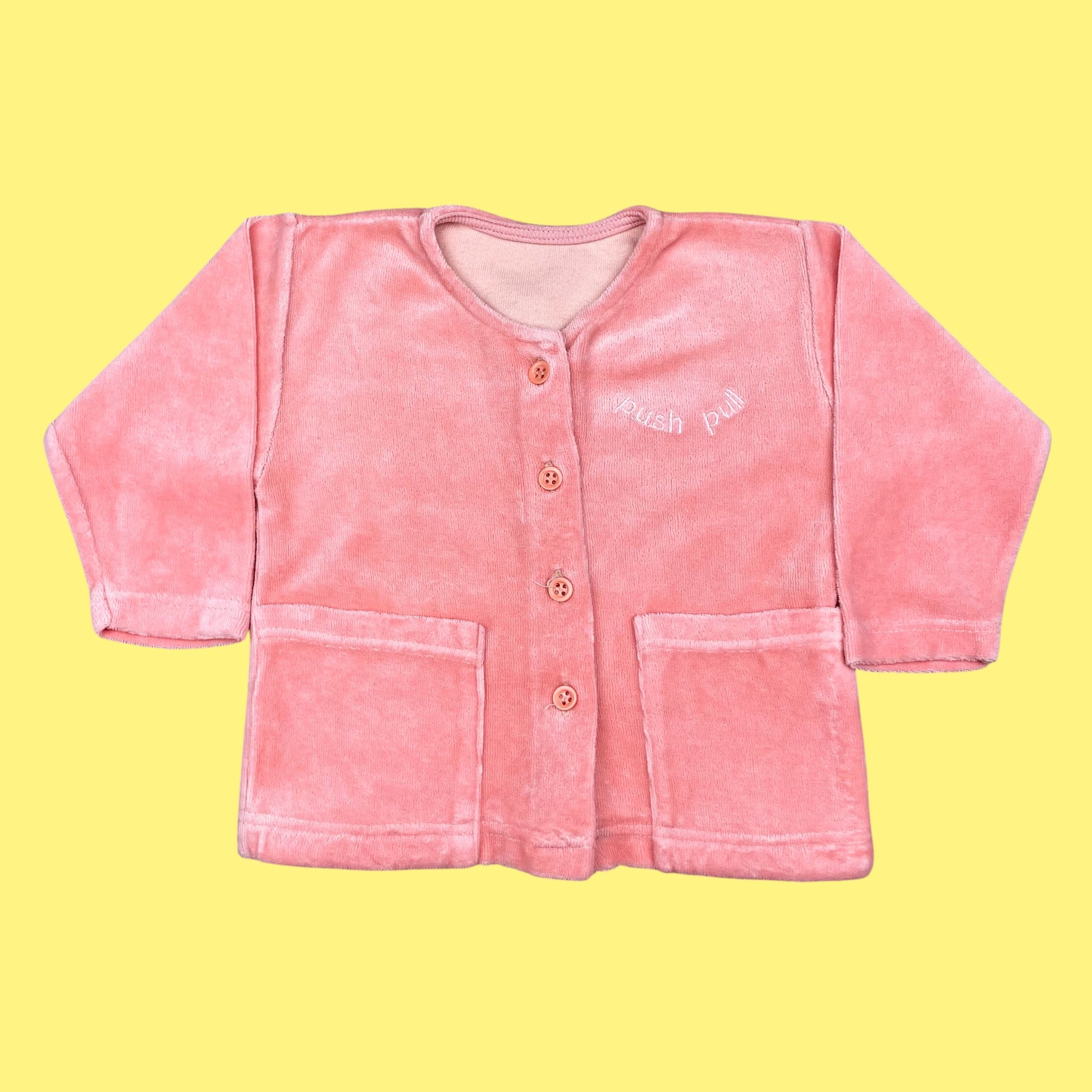 Gilet vintage velours 12 mois