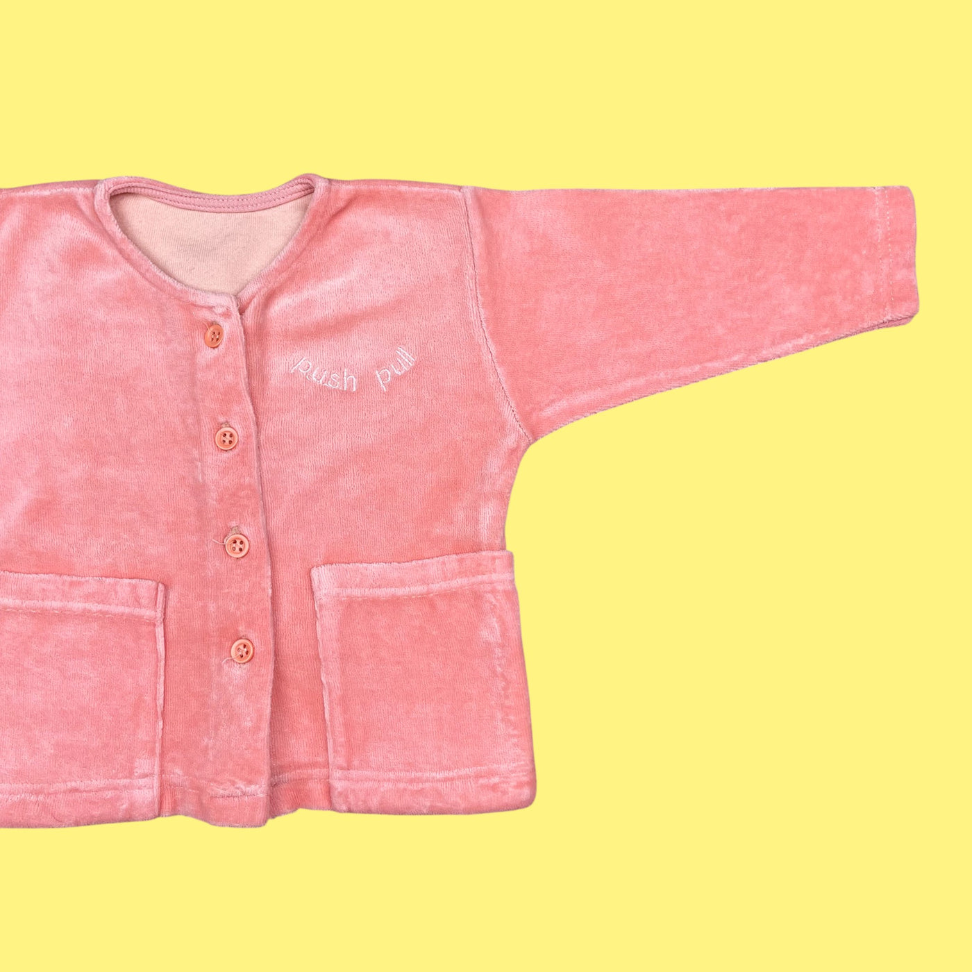 Gilet vintage velours 12 mois