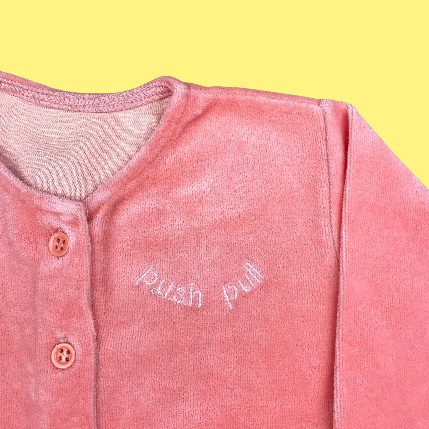 Gilet vintage velours 12 mois