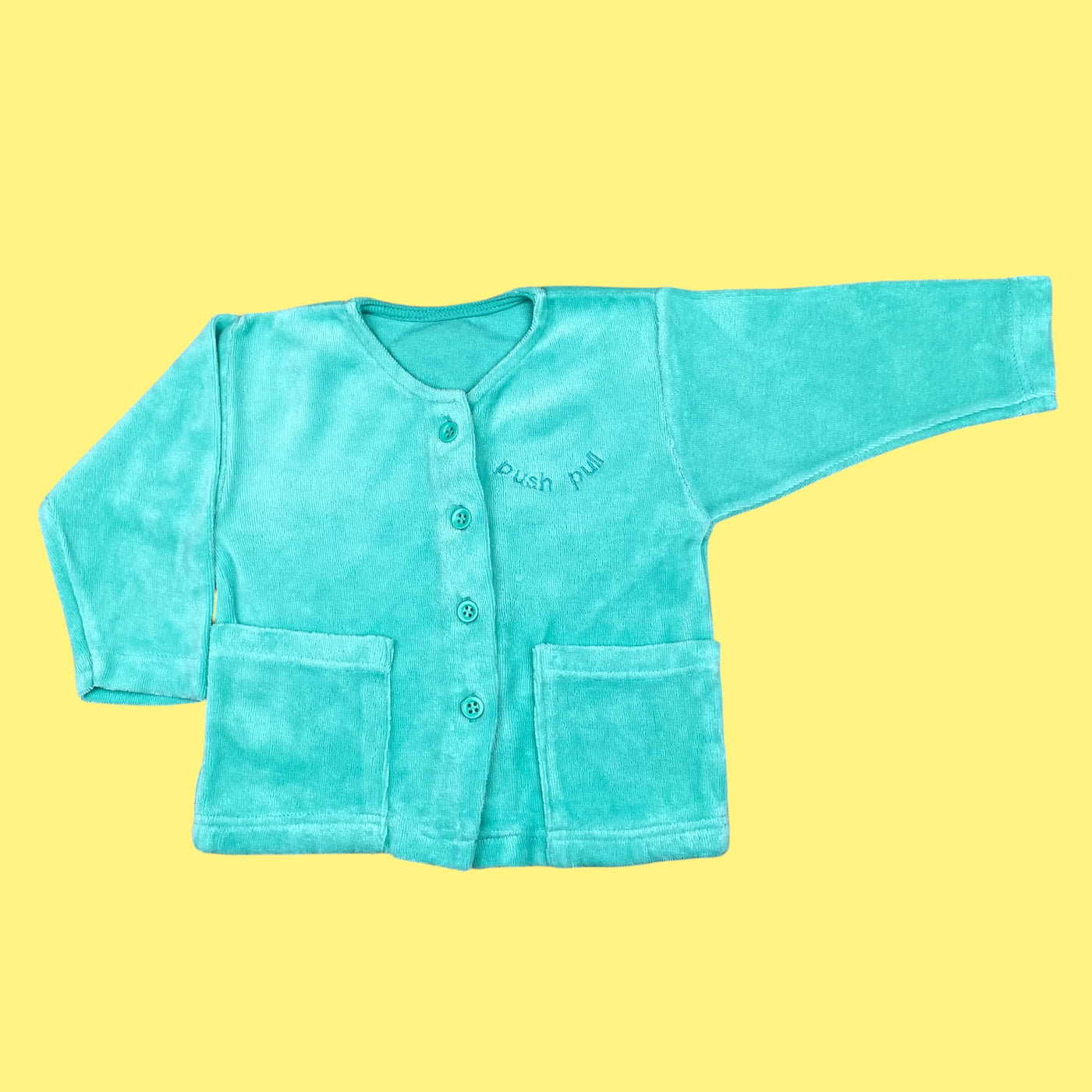 Gilet vintage velours 9 mois