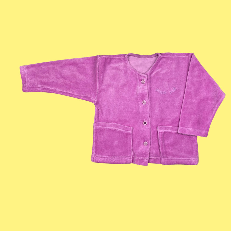 Gilet vintage velours 18 mois