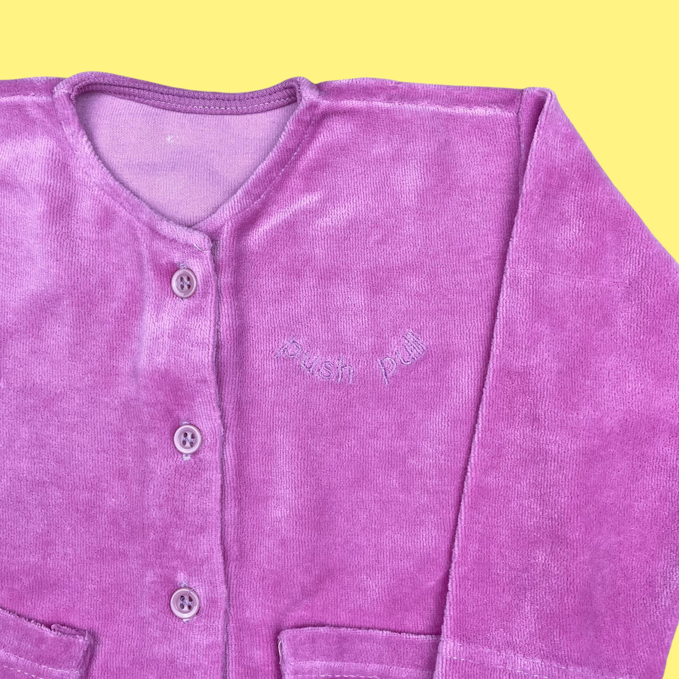 Gilet vintage velours 18 mois