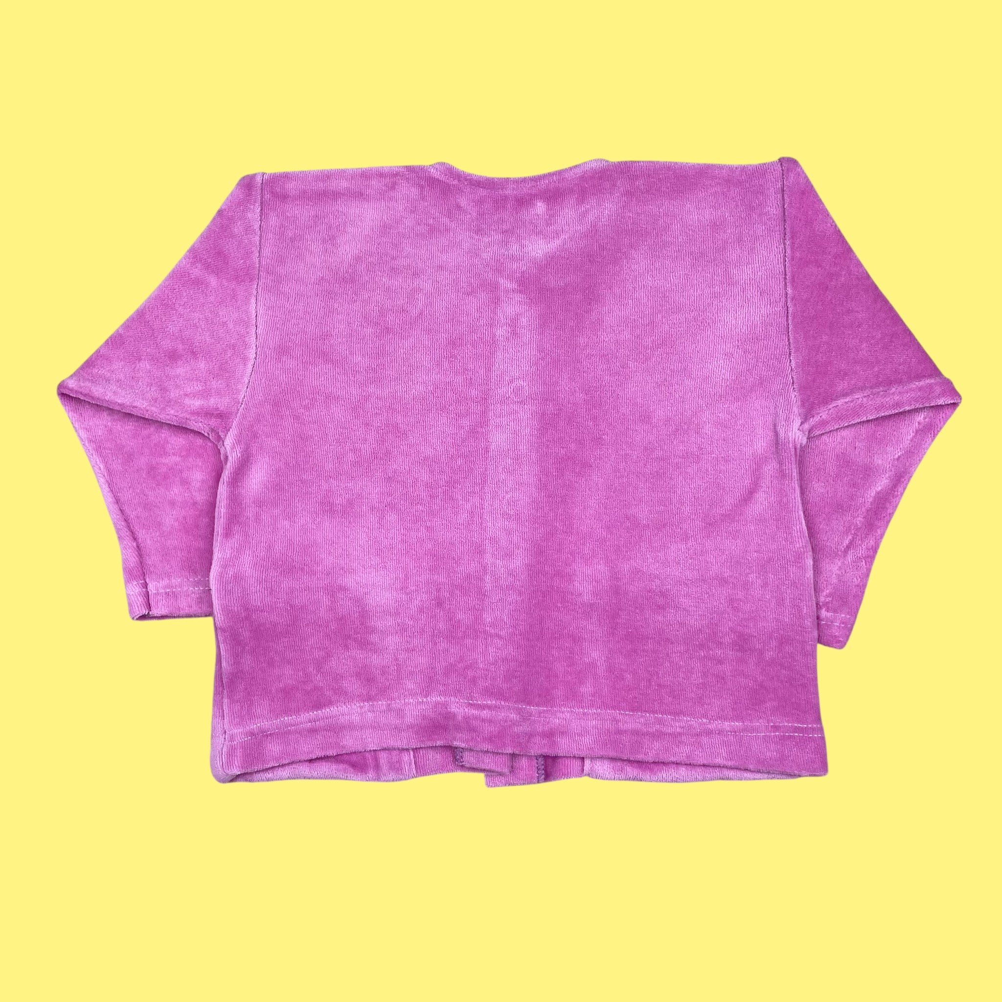 Gilet vintage velours 18 mois