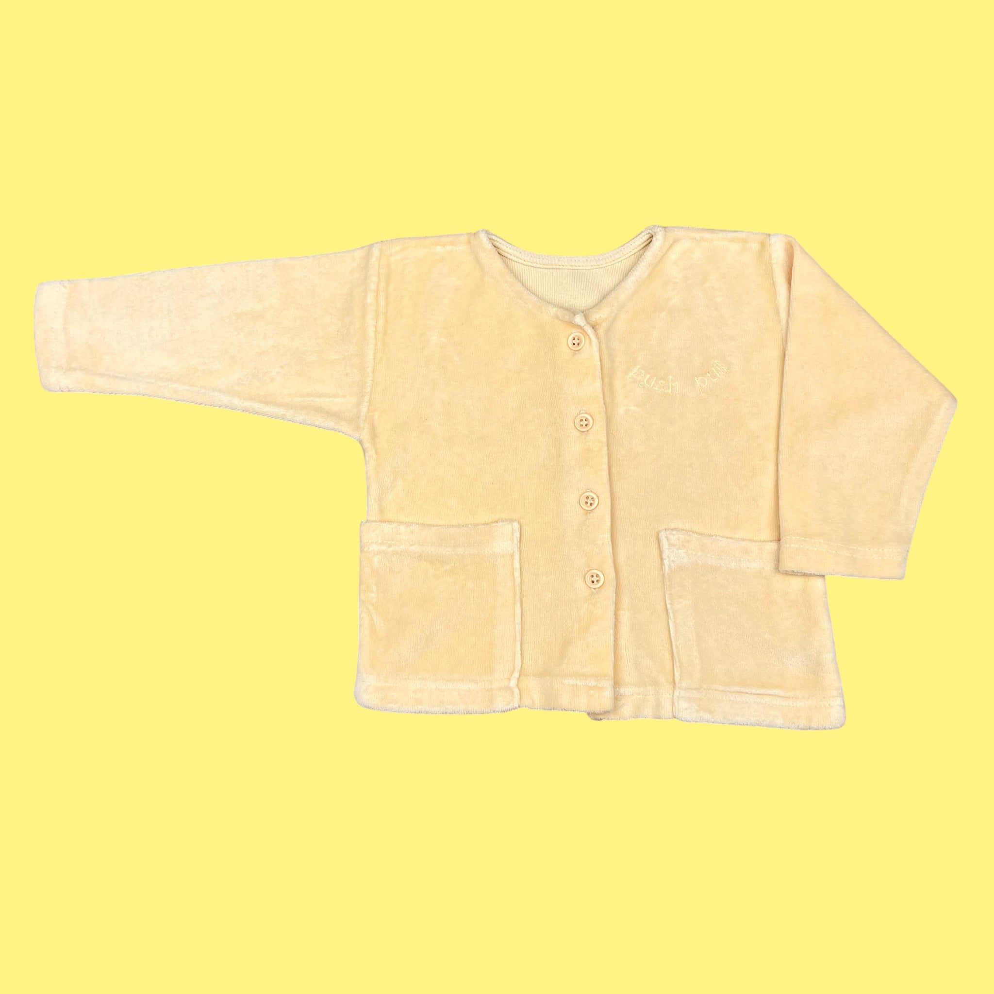 Gilet vintage velours 12 mois