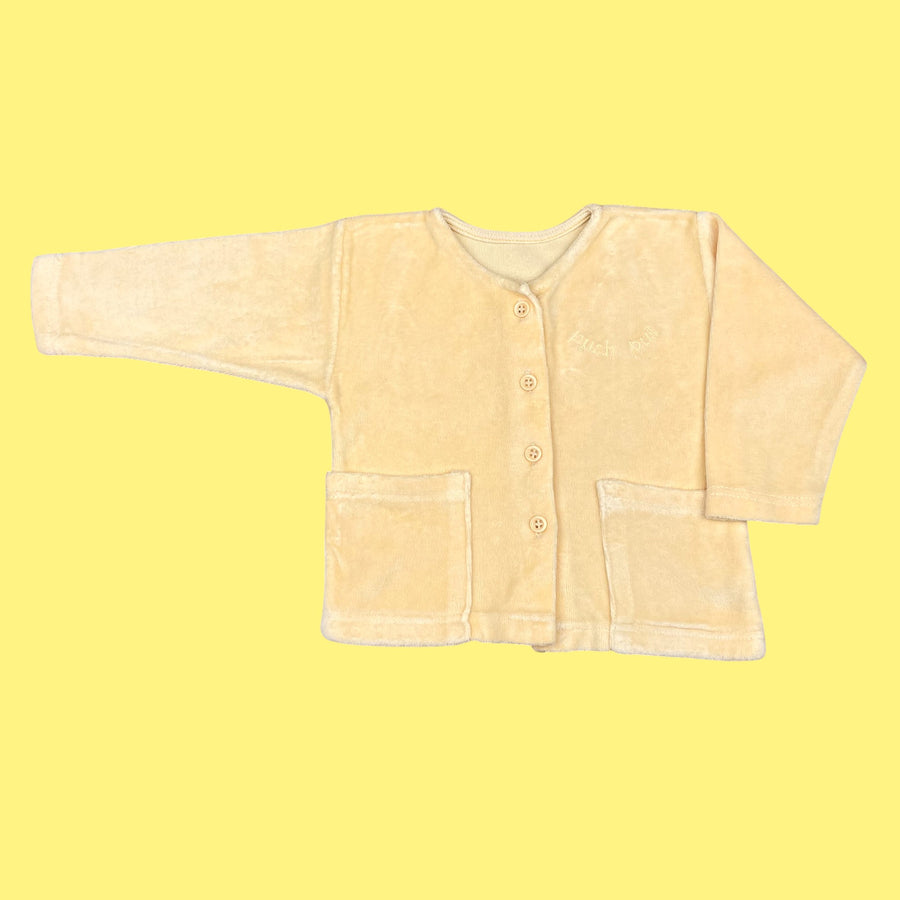 Gilet vintage velours 12 mois