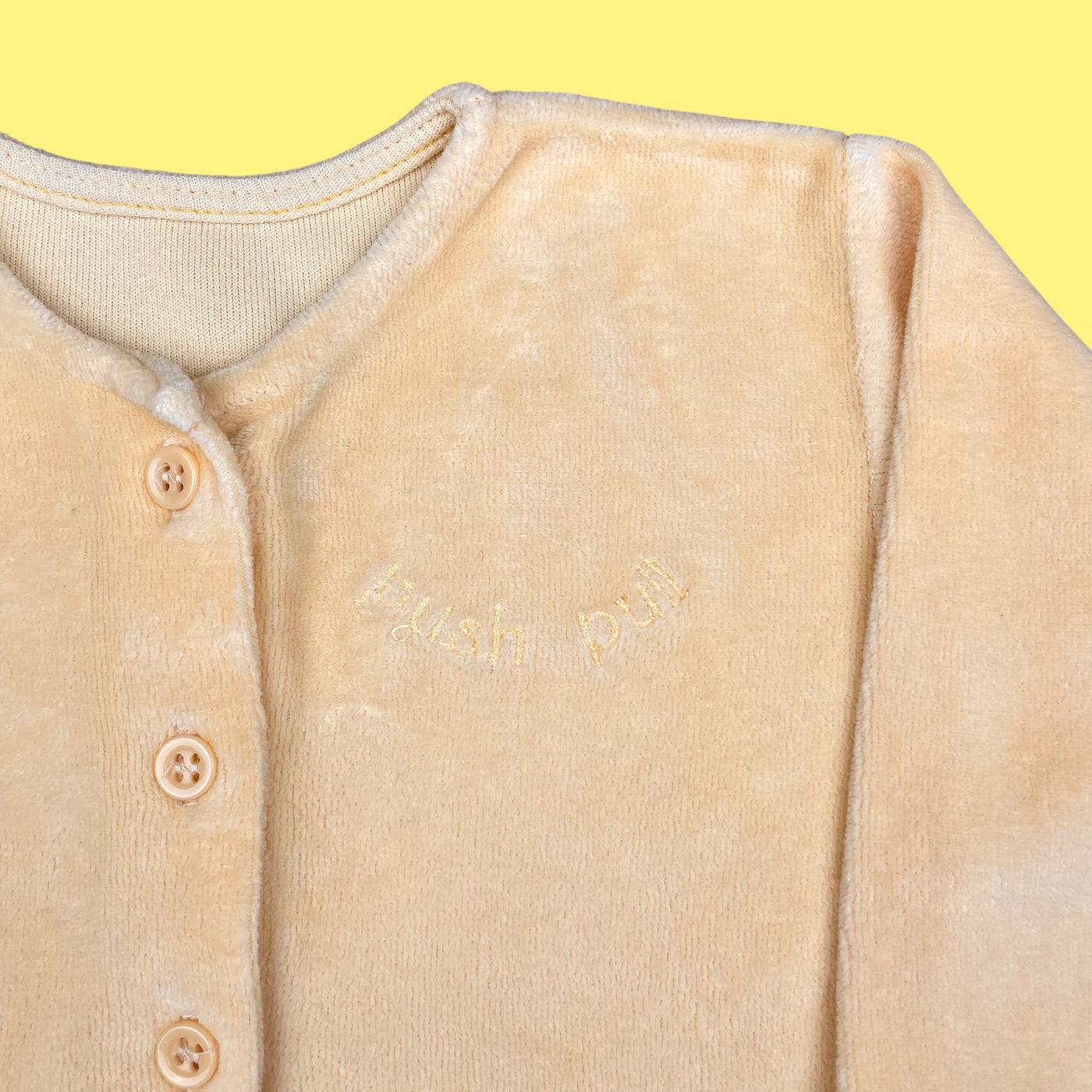 Gilet vintage velours 12 mois