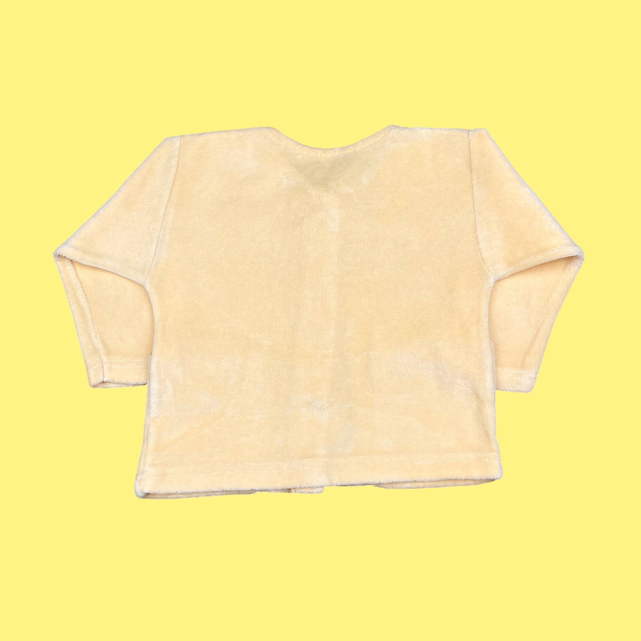 Gilet vintage velours 12 mois