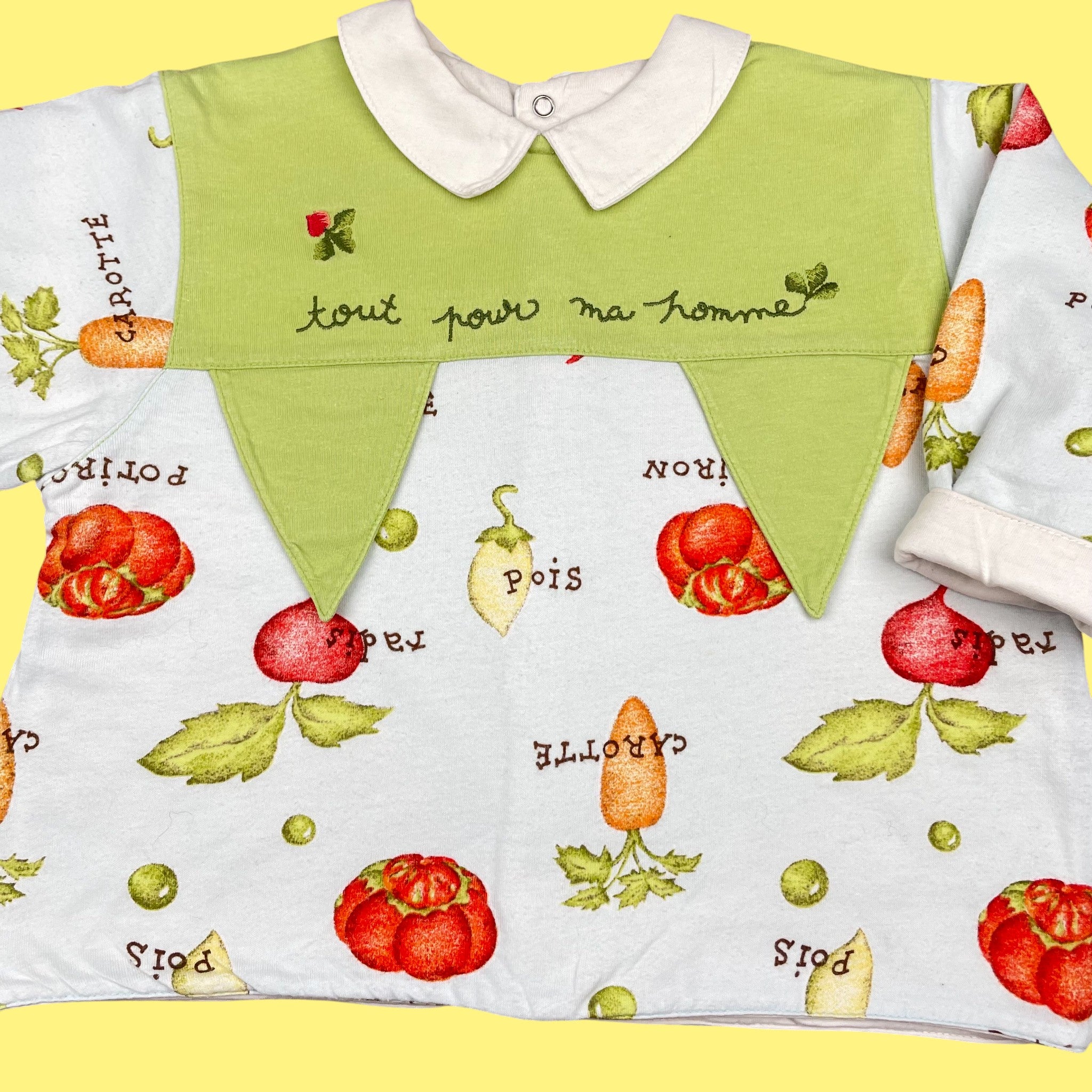 Pull légumes vintage 12-18 mois