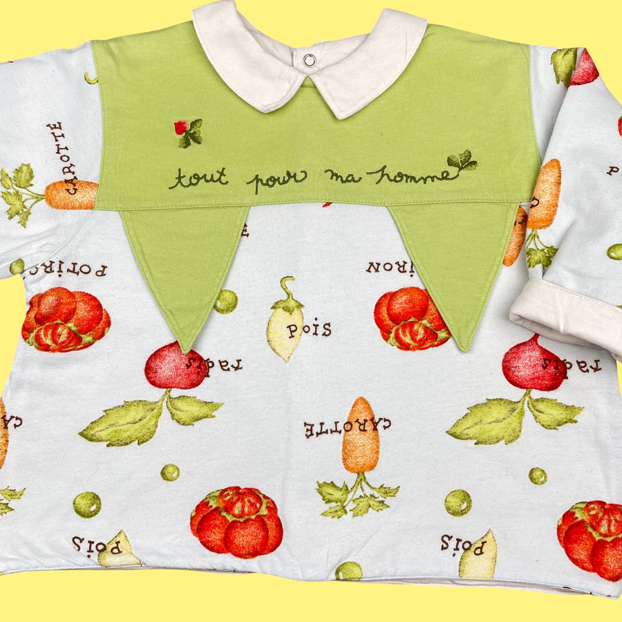 Pull légumes vintage 12-18 mois
