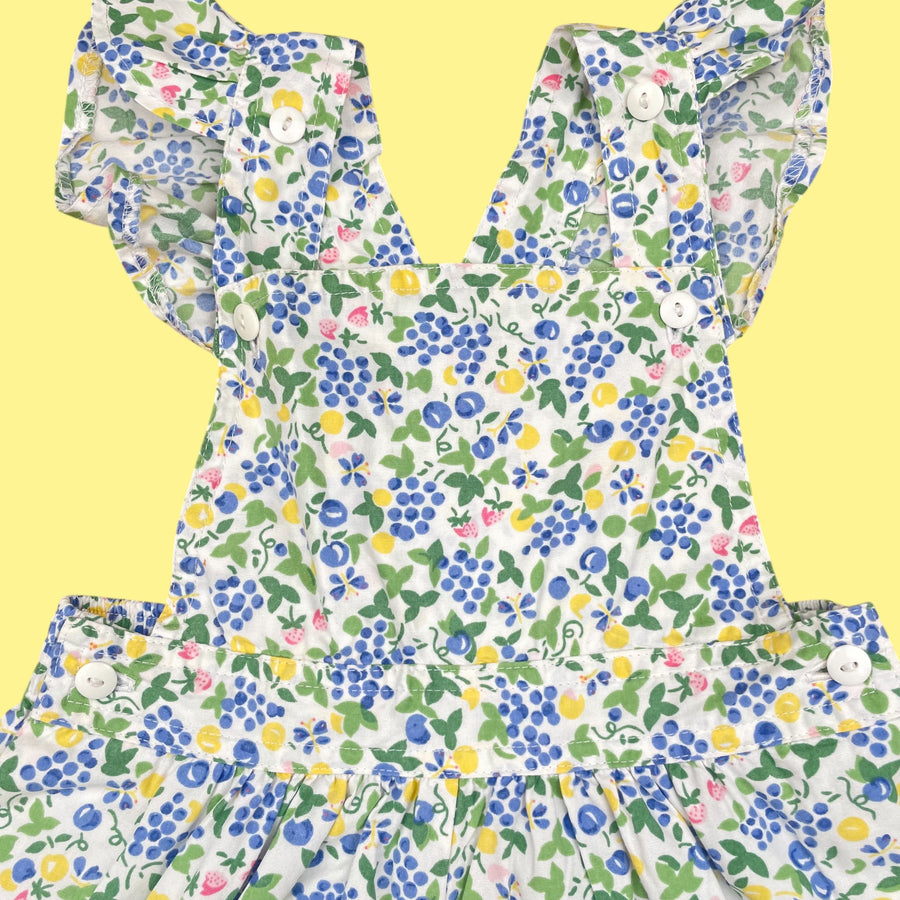Salopette fleurs 12 mois