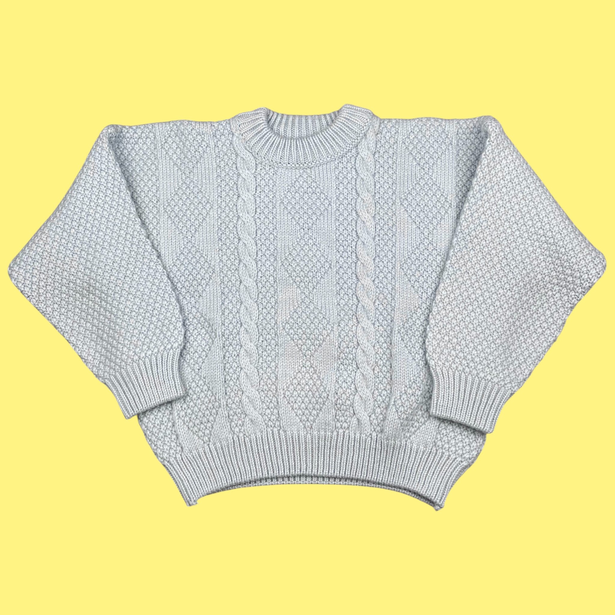 Pull vintage fait main 8-10 ans