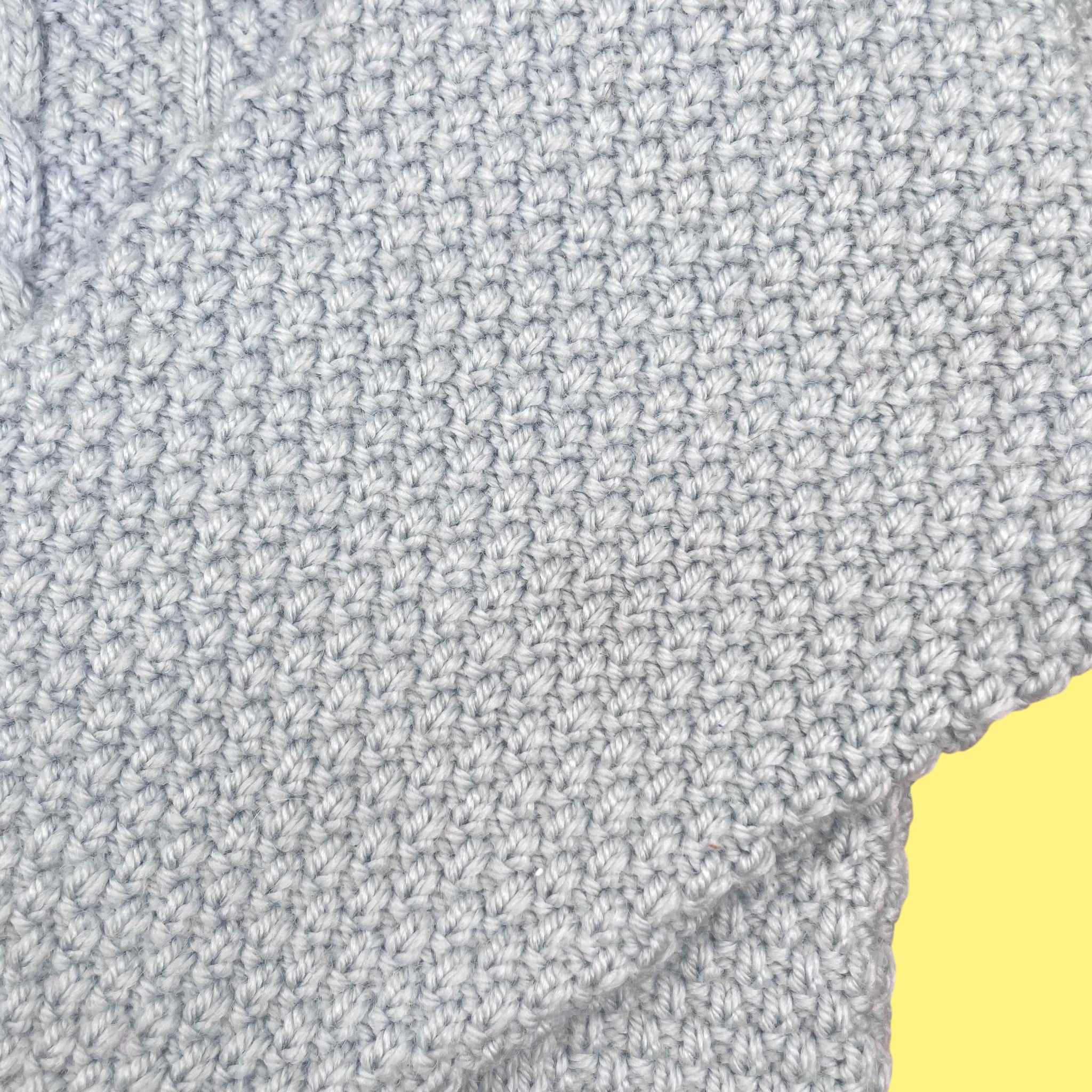 Pull vintage fait main 8-10 ans