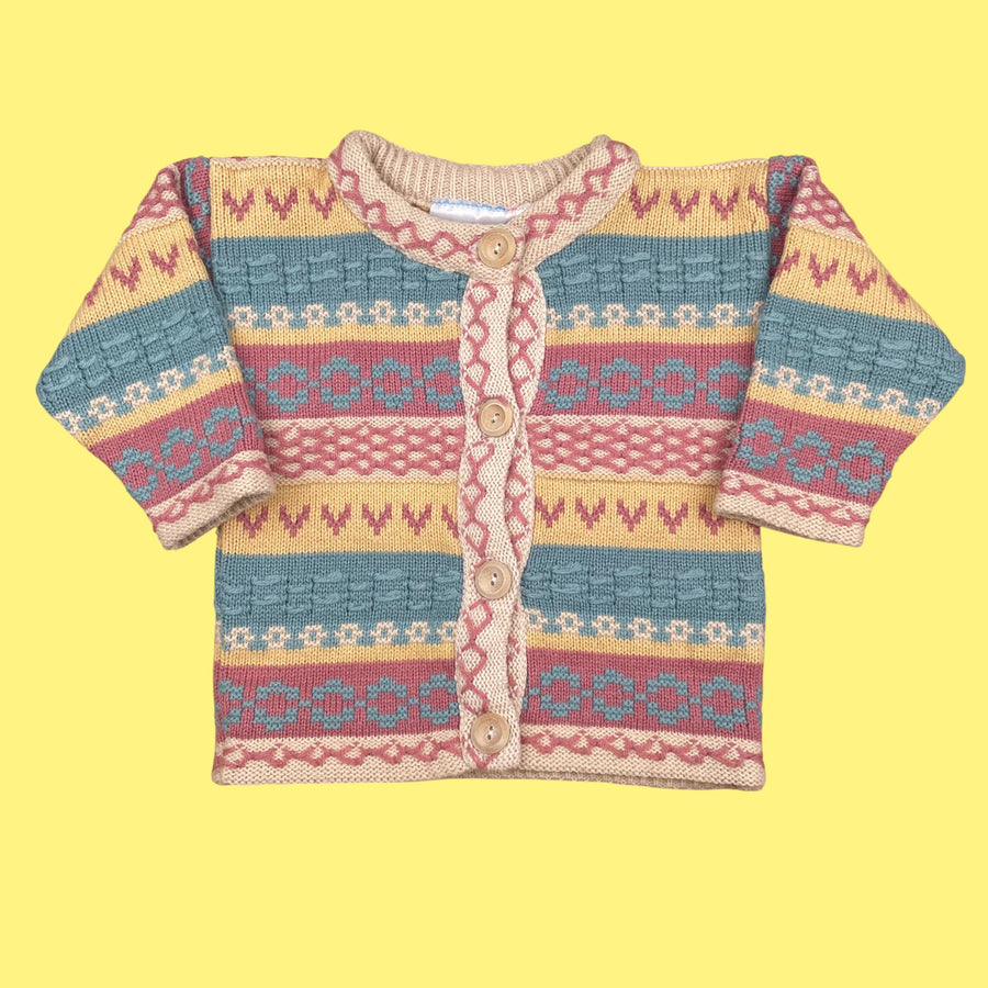 Gilet vintage 9-12 mois