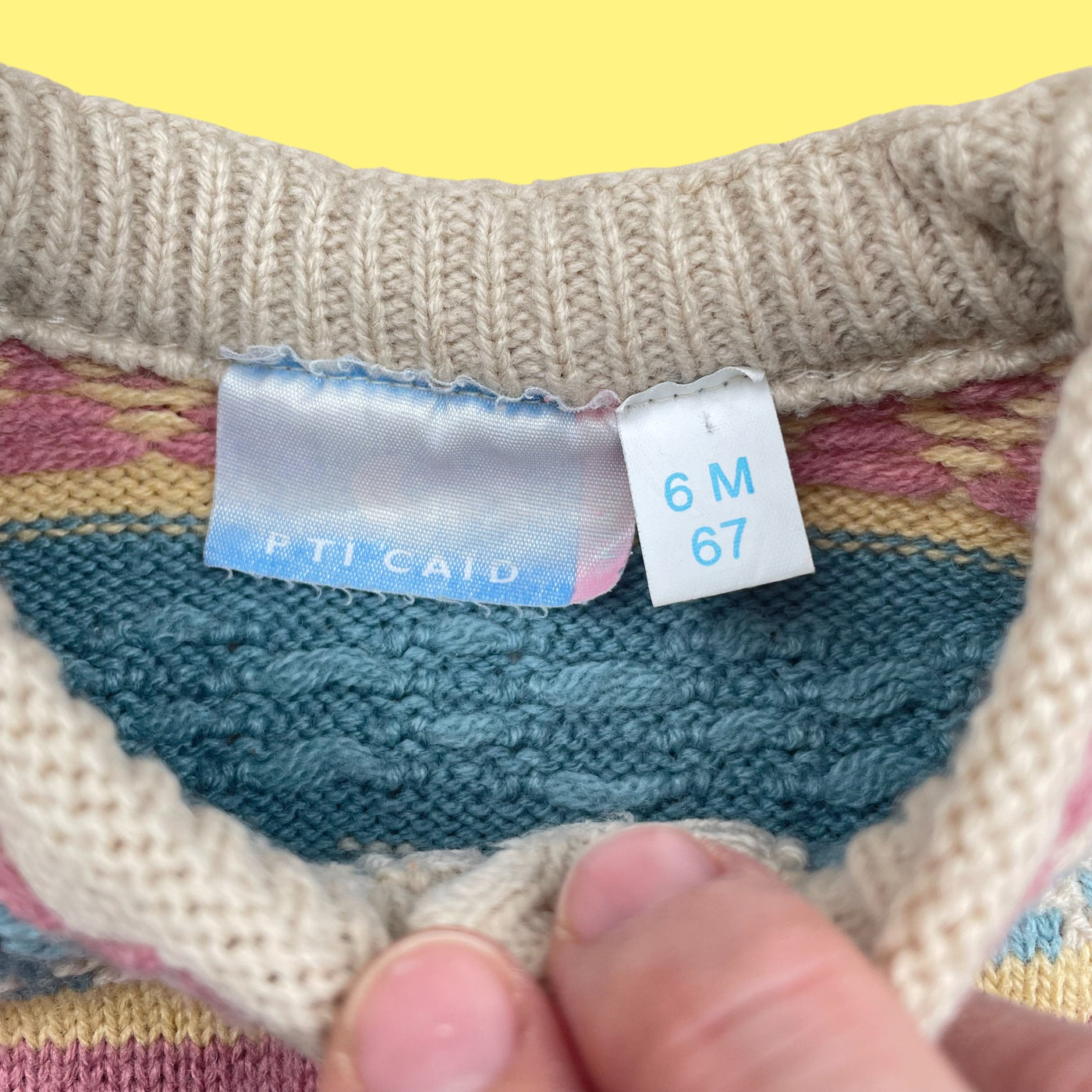 Gilet vintage 9-12 mois