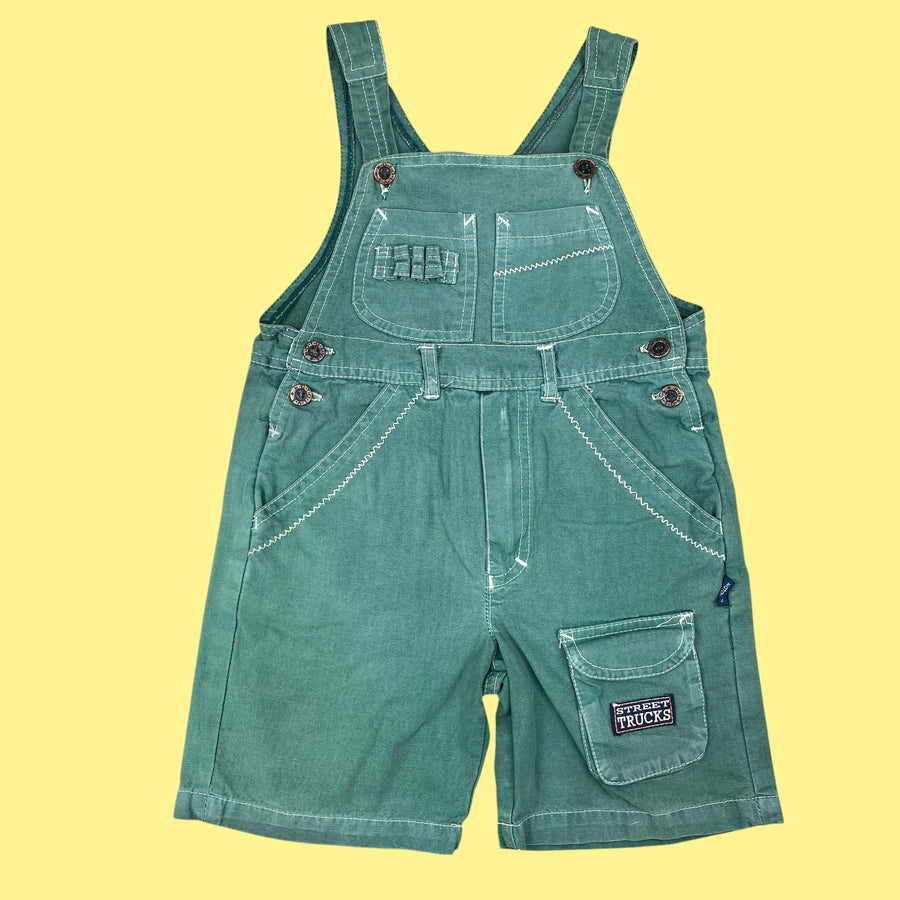 Salopette verte 2-3 ans