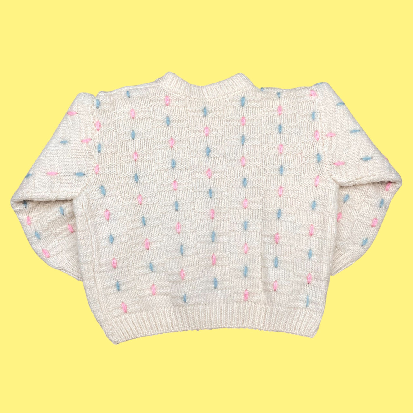 Pull vintage fait main 2-3 ans