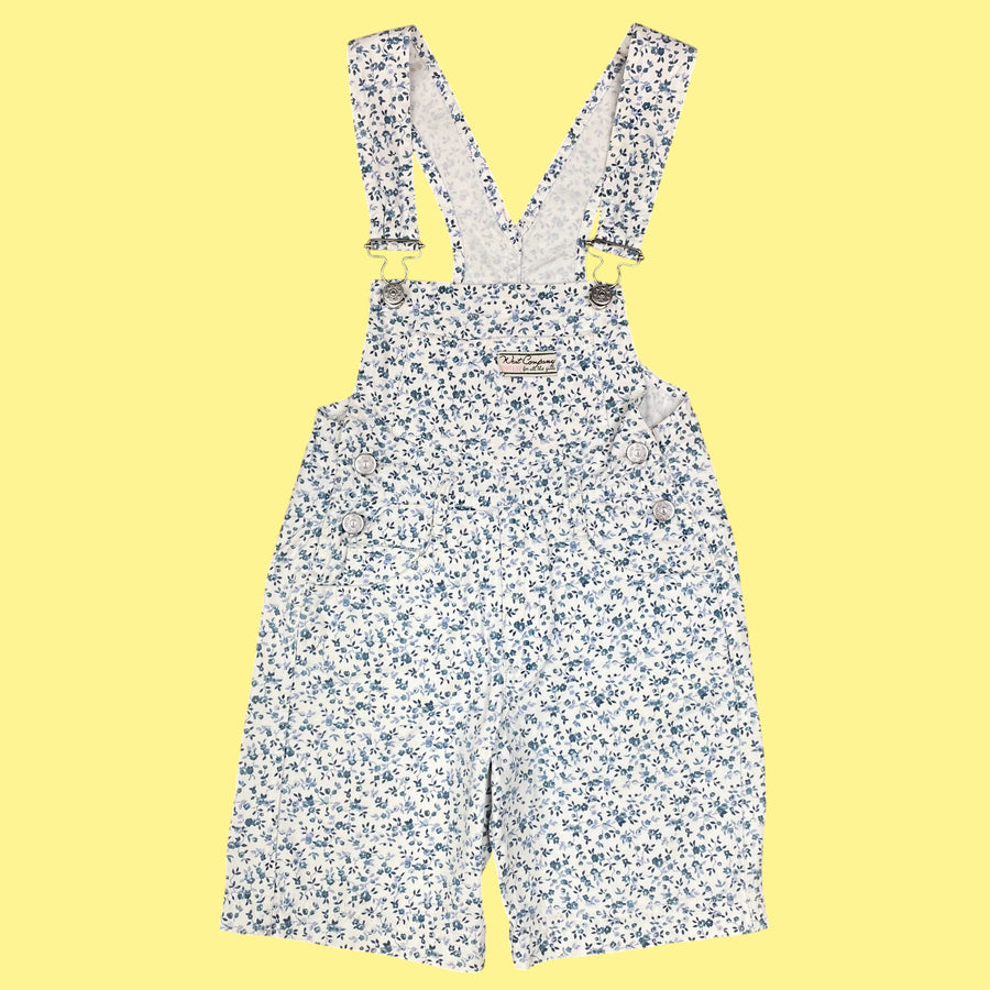 Salopette fleurs 8 ans