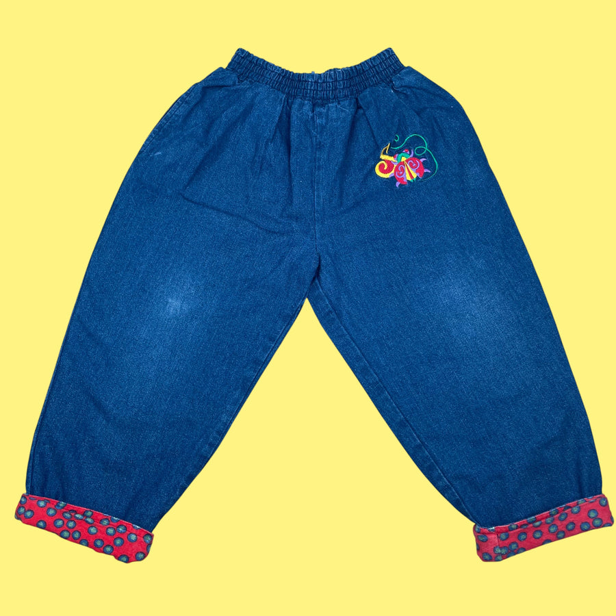 Jean doublé vintage 4 ans