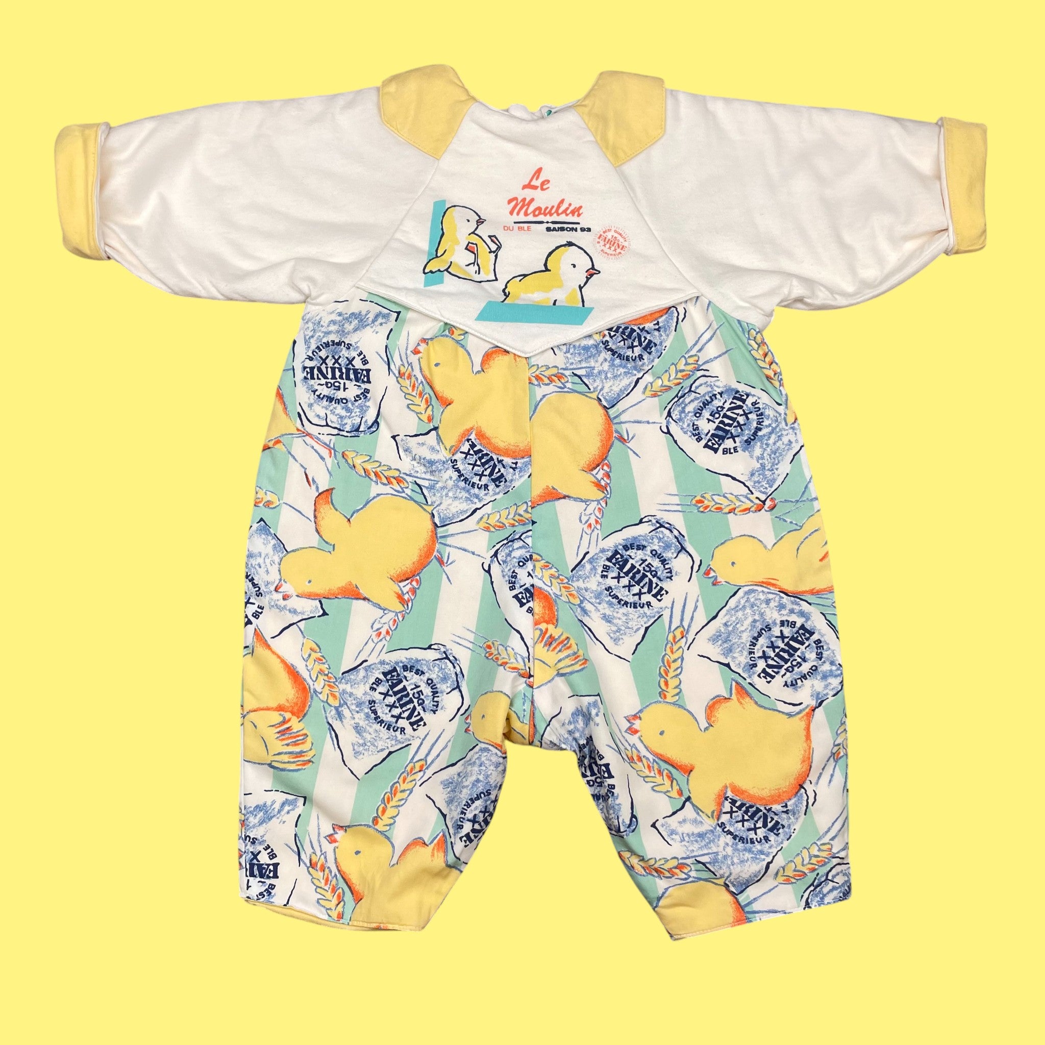 Combinaison poussins vintage 3 mois