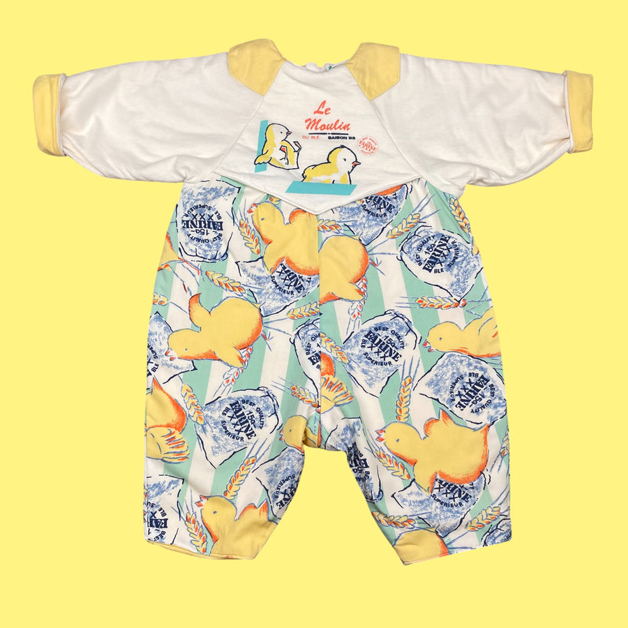 Combinaison poussins vintage 3 mois