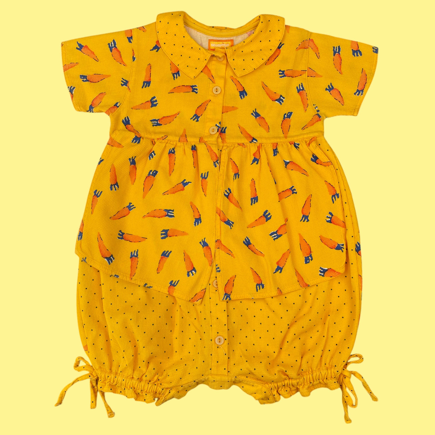 Barboteuse carottes 2 ans