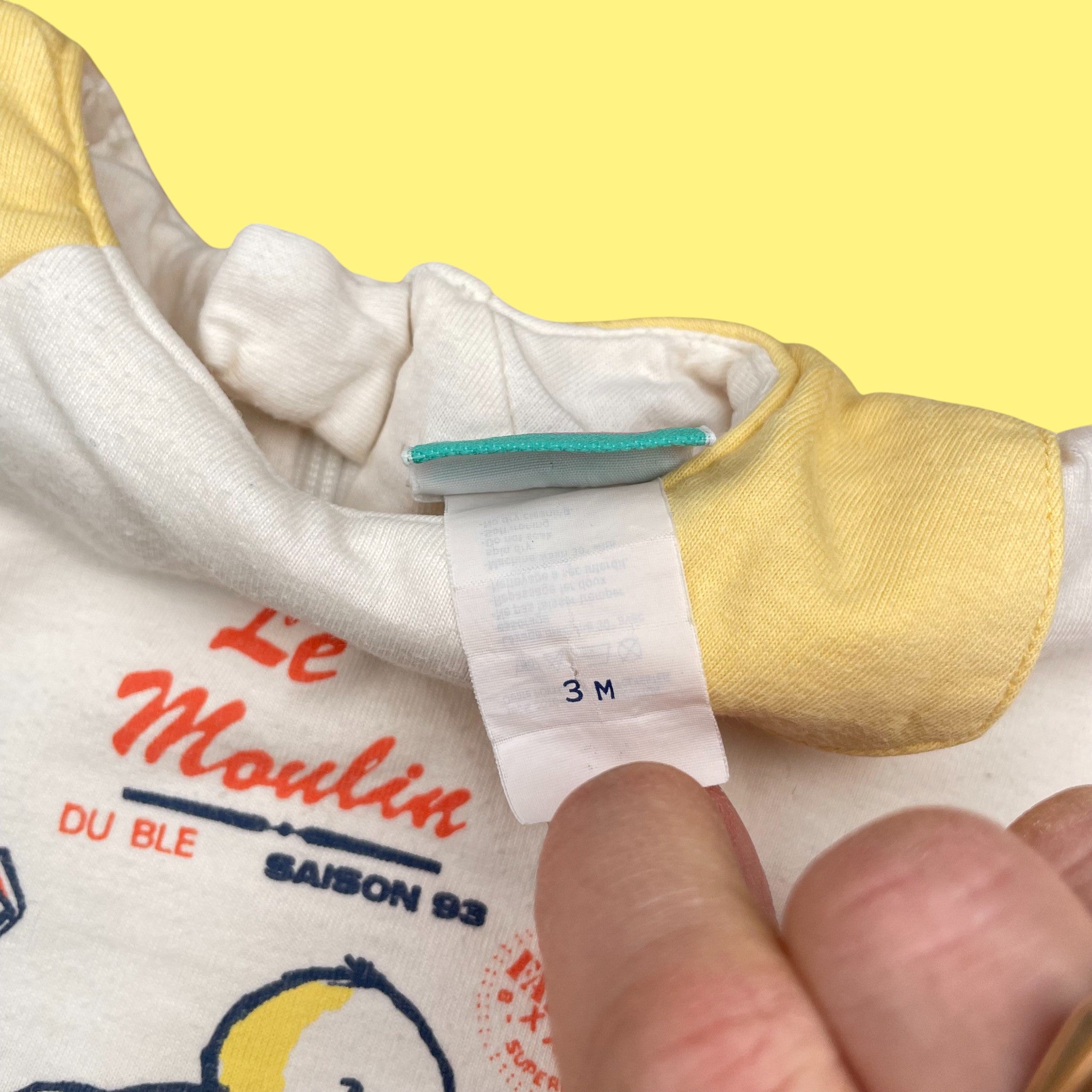 Combinaison poussins vintage 3 mois