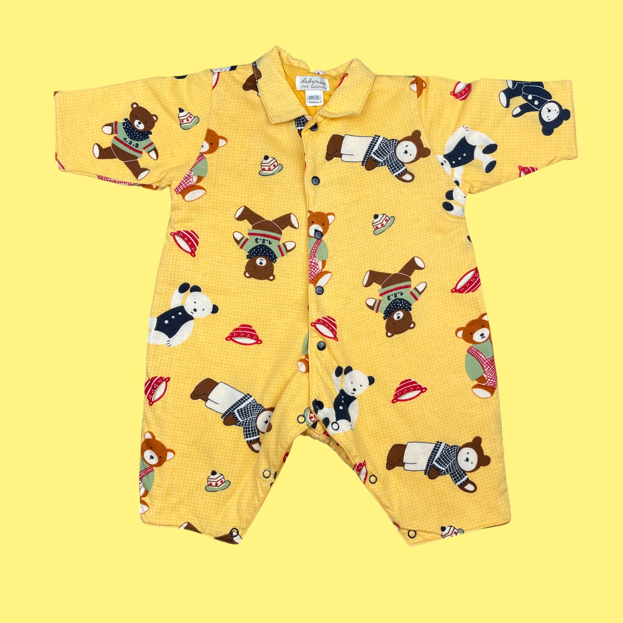 Combinaison nounours vintage naissance