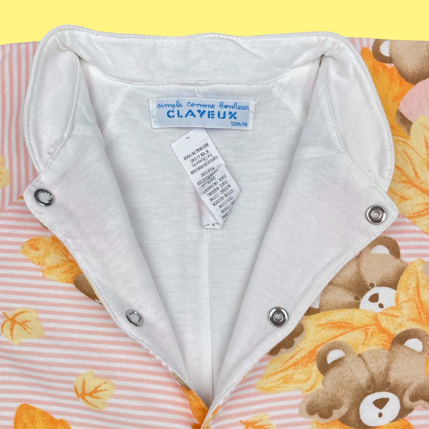 Combinaison nounours vintage 12 mois