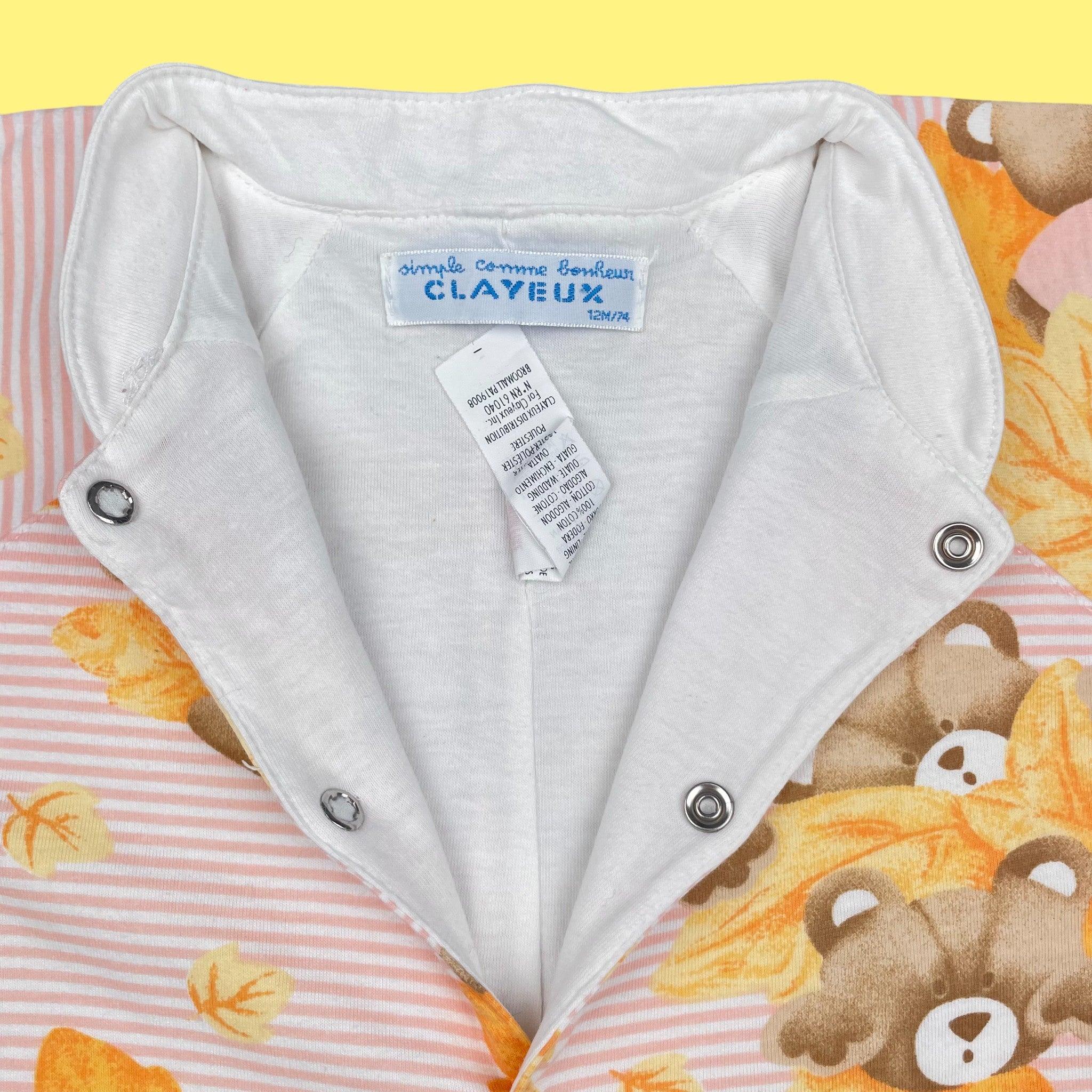 Combinaison nounours vintage 12 mois