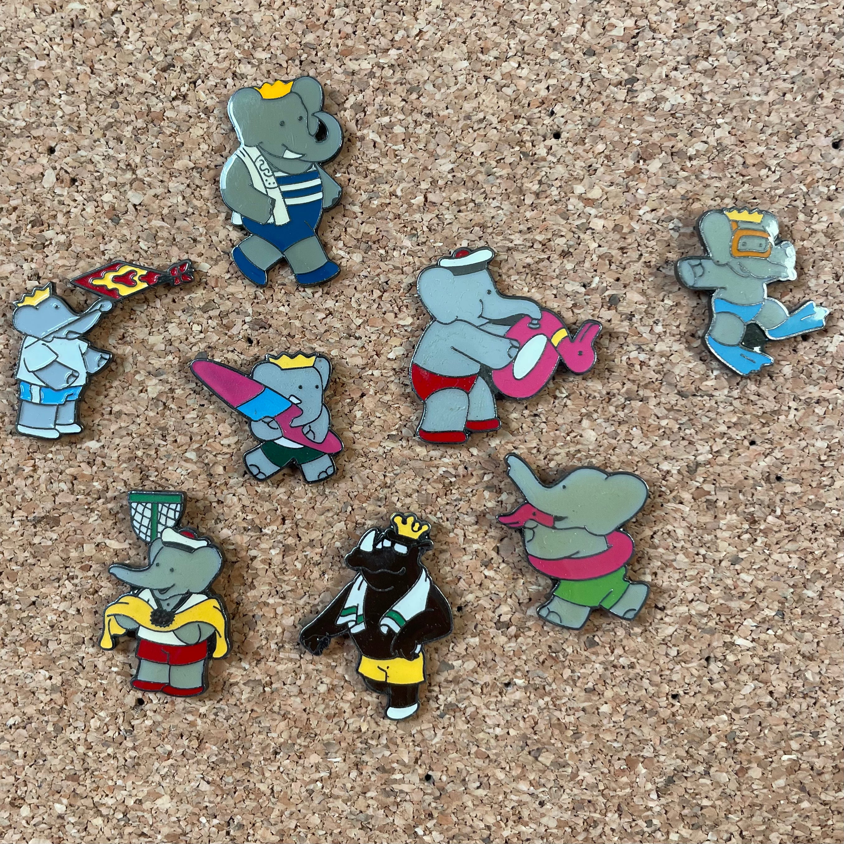 Pin’s Babar plage