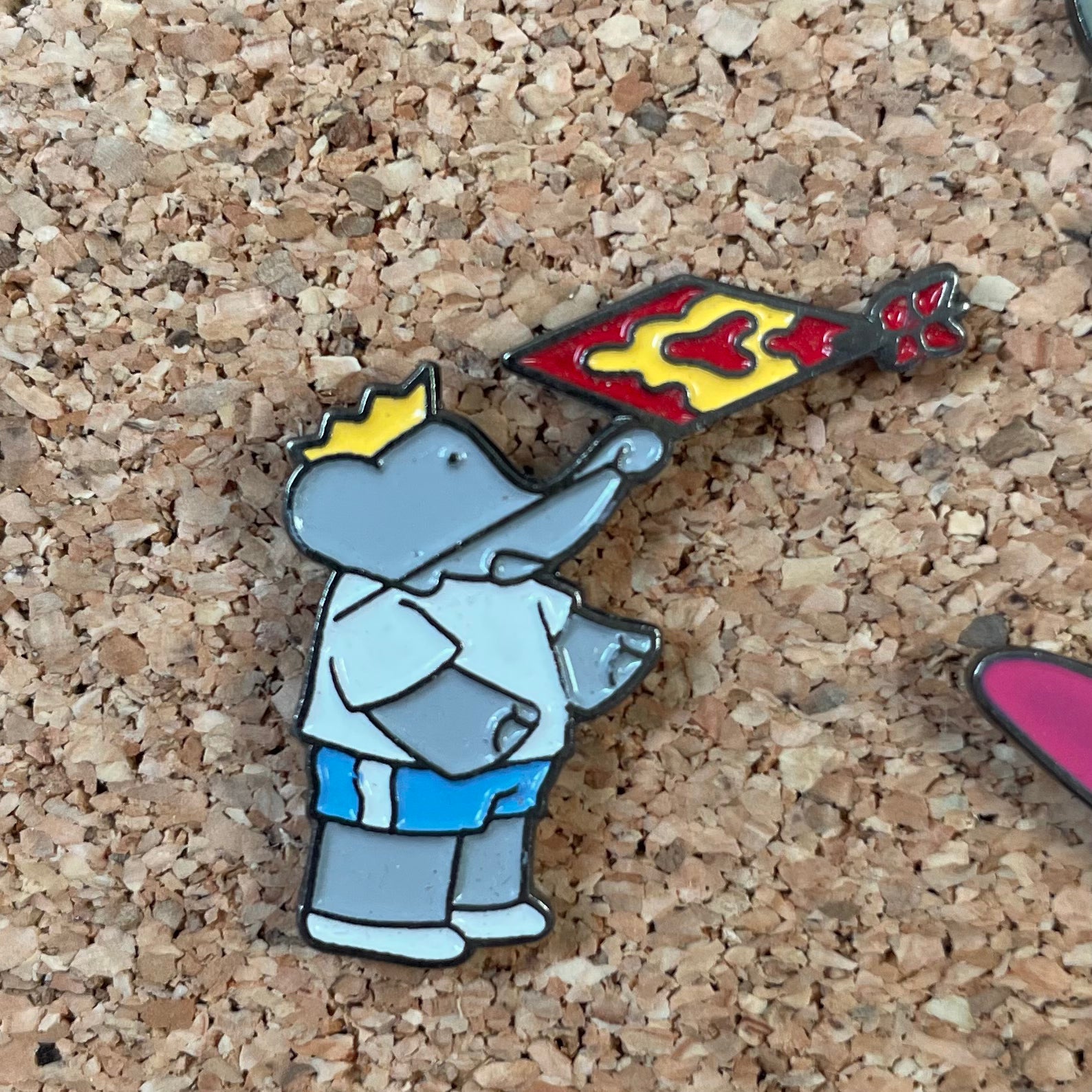 Pin’s Babar plage
