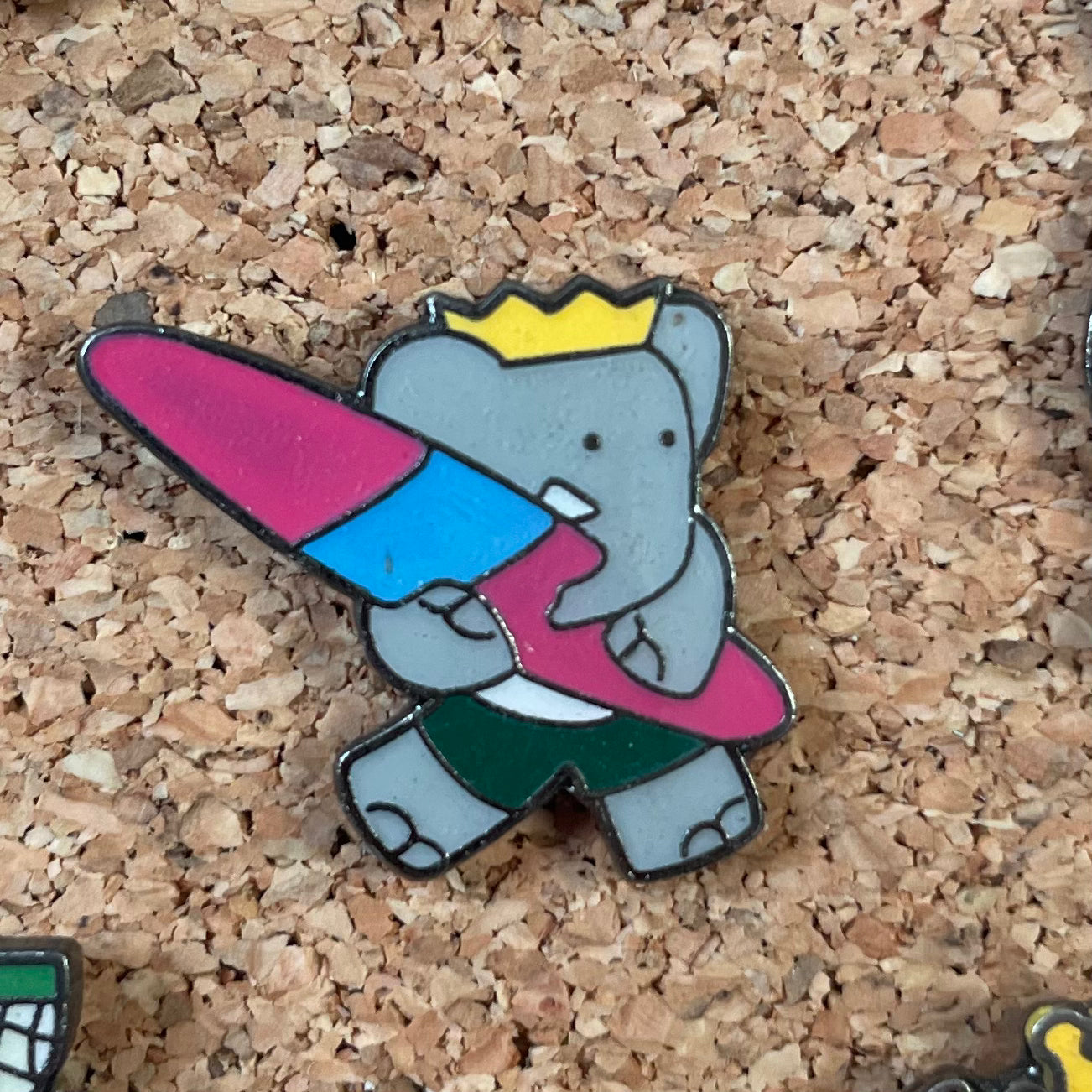 Pin’s Babar plage