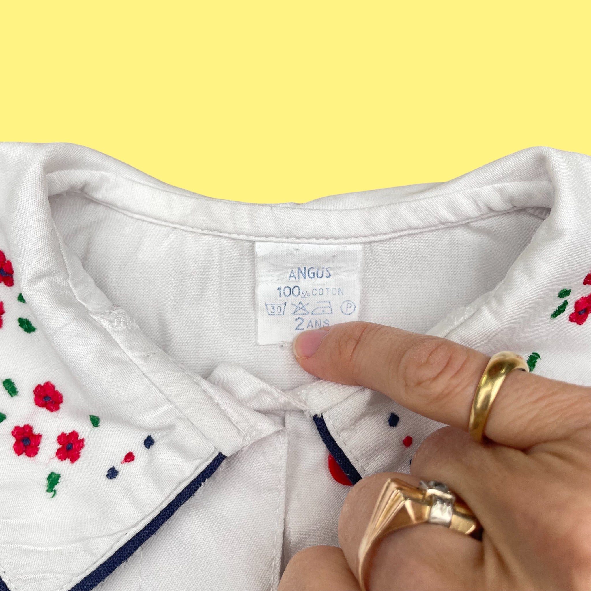 Chemisier brodé 18 mois