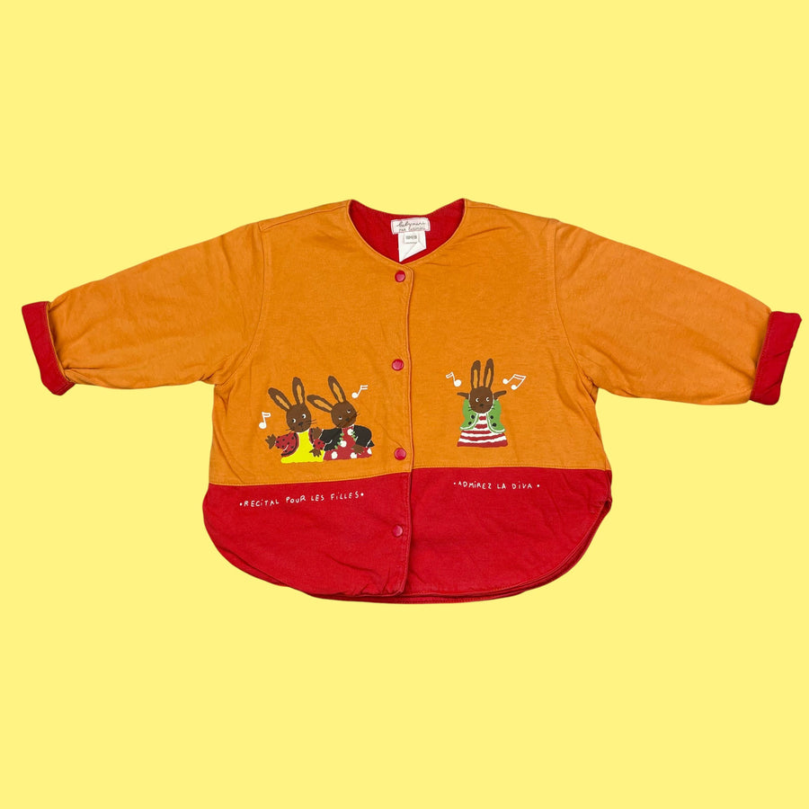 Gilet lapinous Catimini vintage 12-18 mois